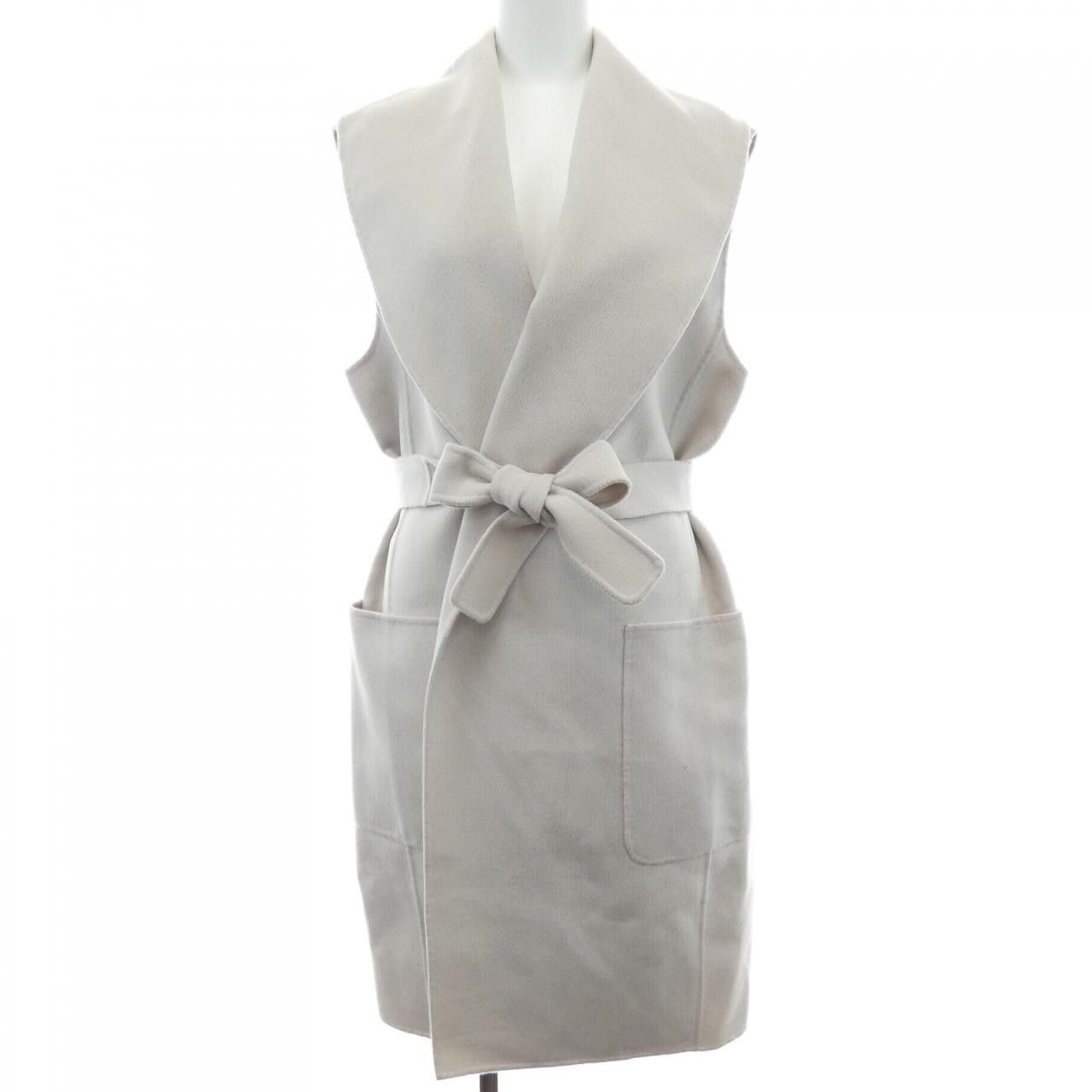 Max Mara MaxMara S Max Mara Long Vest Textile Outerwear 927101 DUTY FREE for USA Size ONE SIZE - 1 Thumbnail