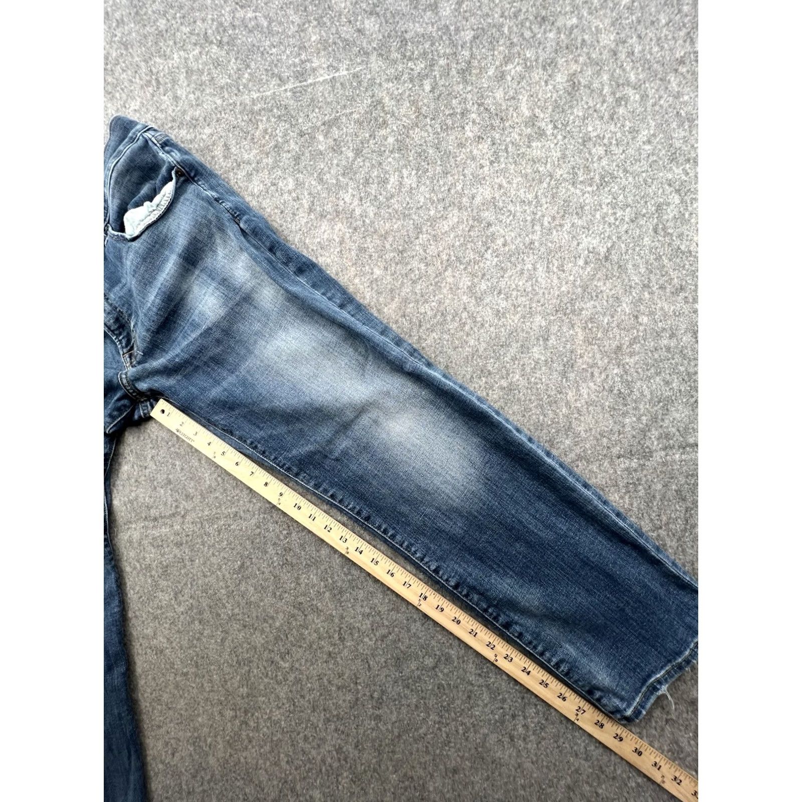 Lucky Brand Lucky Brand 121 Jeans Slim Straight Denim Blue 30x30 Men’s Regular Size 30 Distressed? No, 5-Pocket Style Console: Belt Loops Logo Vintage No Size US 30 / EU 46 - 3 Thumbnail