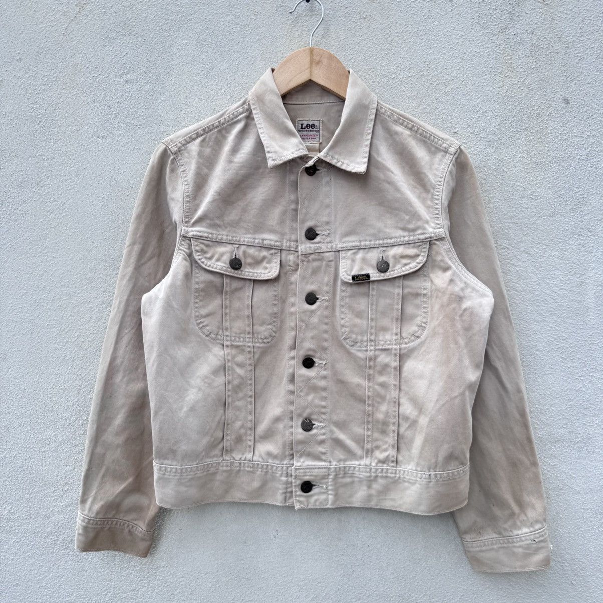 Vintage Vintage Lee Westerner Moleskin Denim Jacket Rusty Size US M / EU 48-50 / 2 - 1 Thumbnail