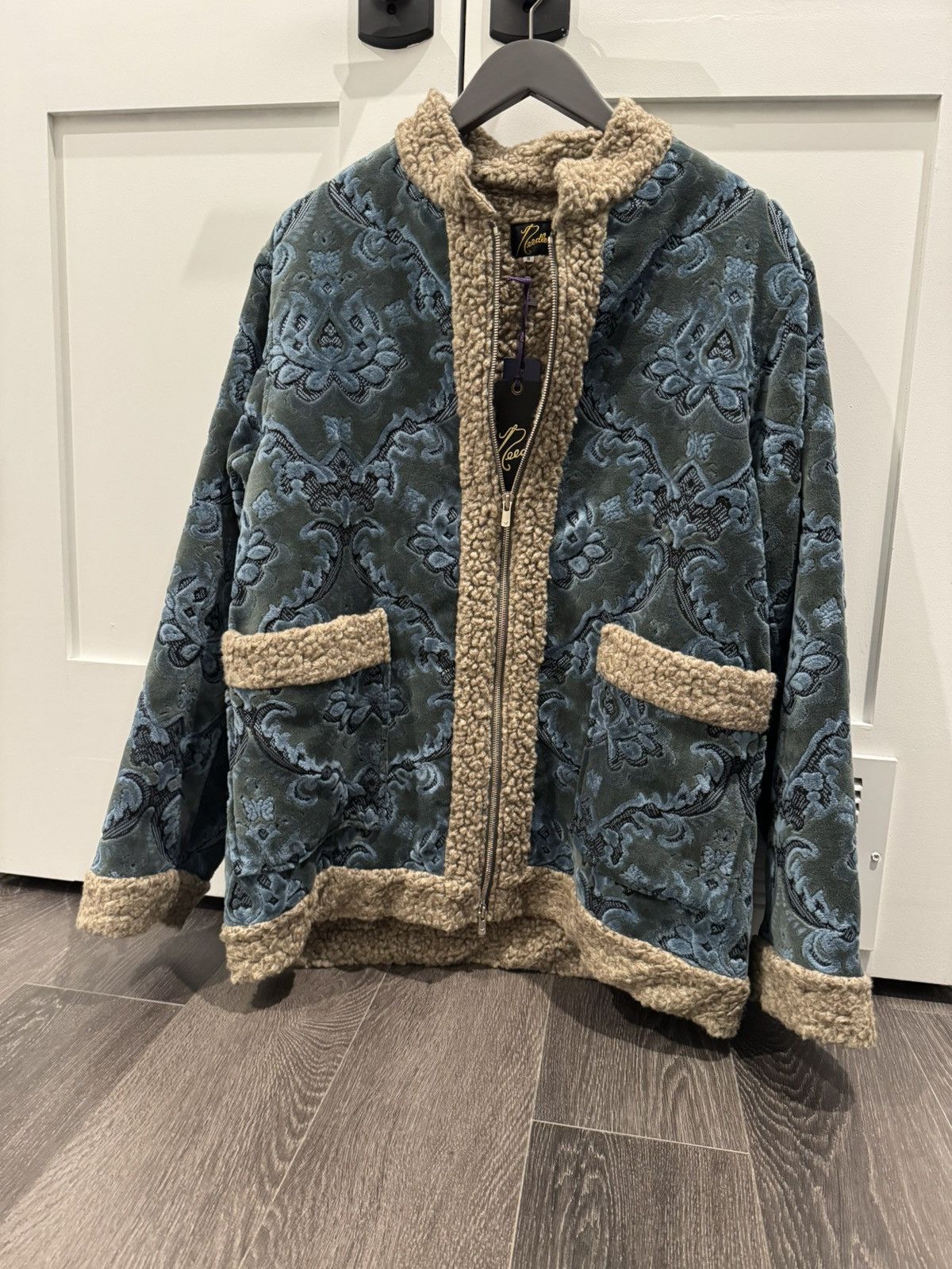 ジャケット・アウター Needles Tibetan Jacket-Damask Velvet Jq Needles Tibetan Jacket-Damask Velvet Jq Zipped Tibetan Jacket