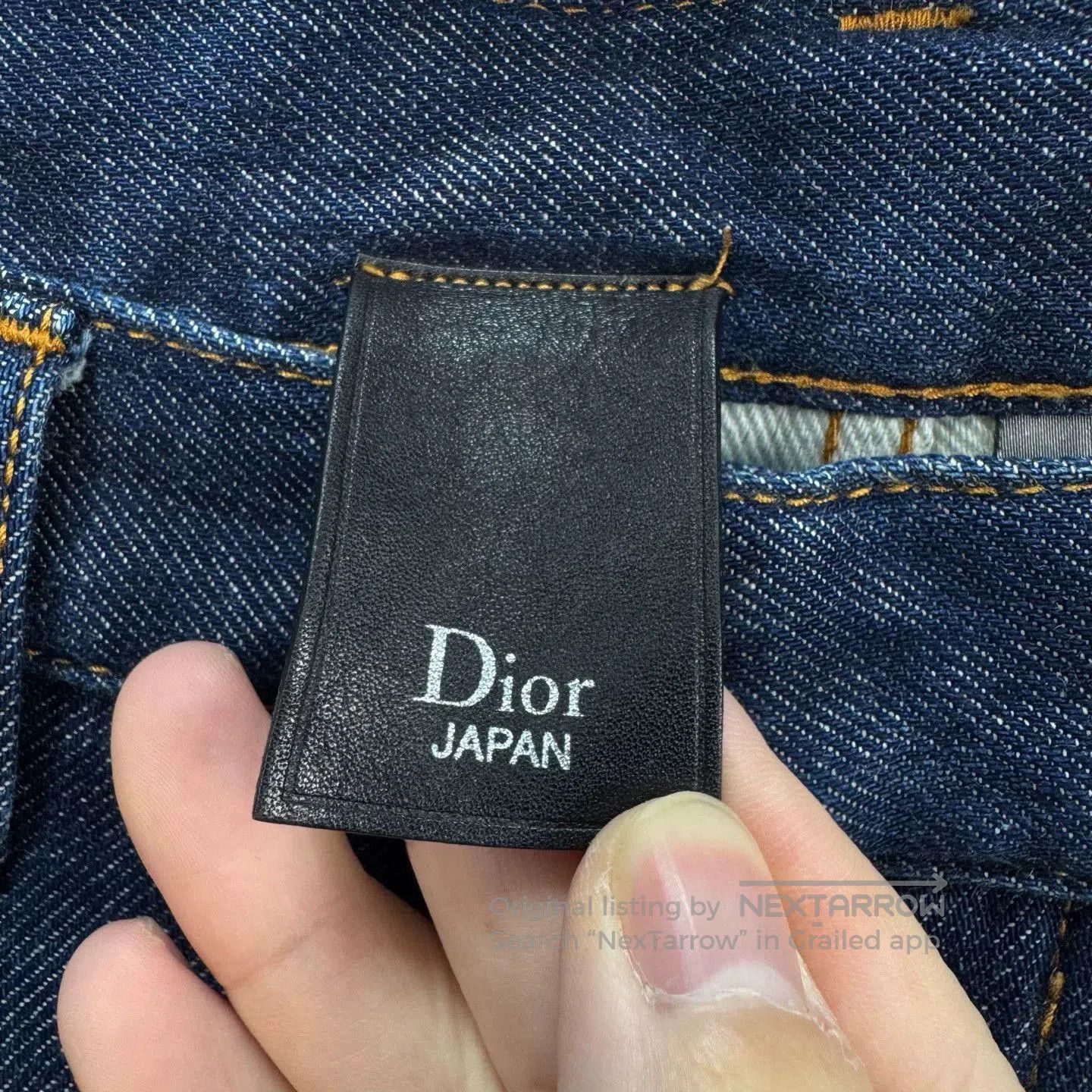 Dior Dior Painted Hem Washed Jeans. Size US 31 - 5 Thumbnail