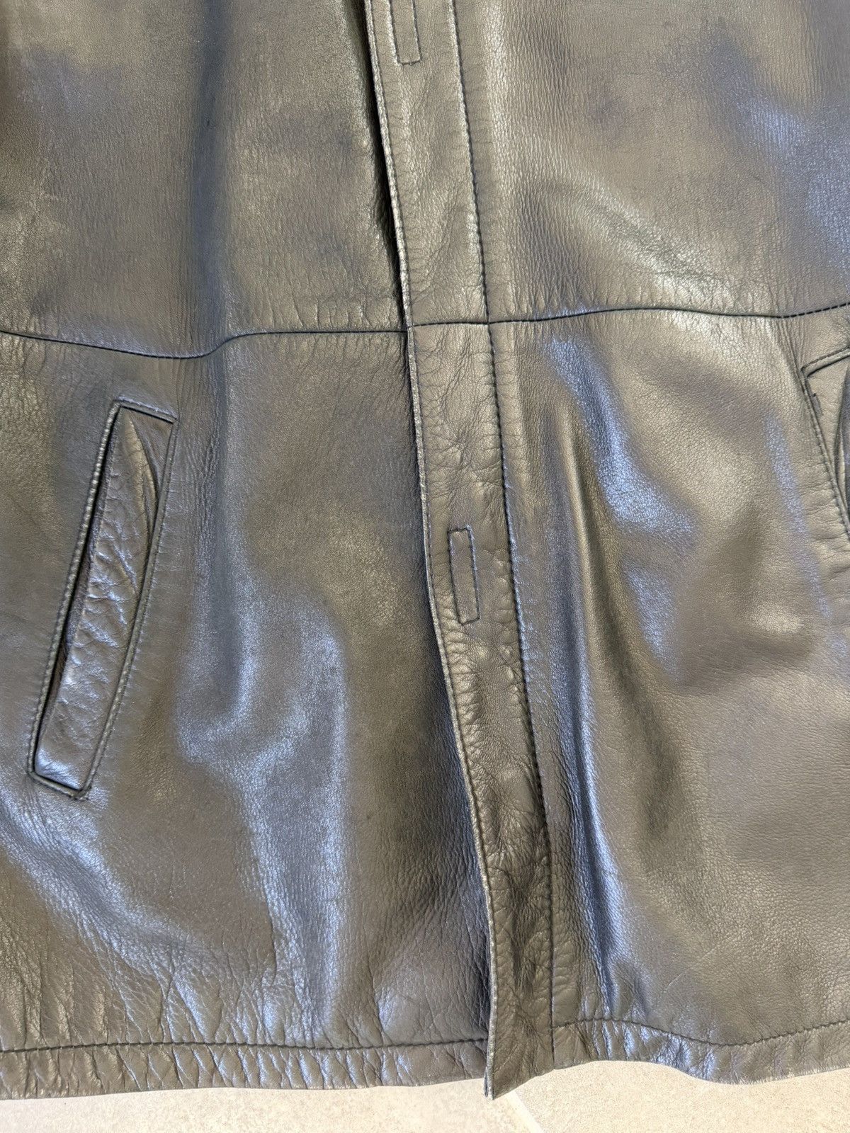 Prada Prada Leather Coat Size US M / EU 48-50 / 2 - 5 Thumbnail