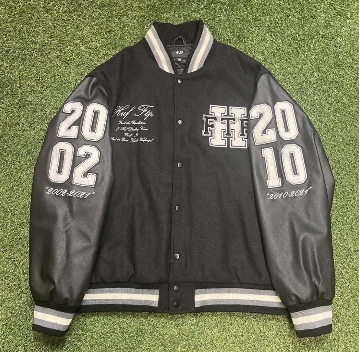 Fuck The Population × Huf FTP HUF Varsity Jacket | Grailed