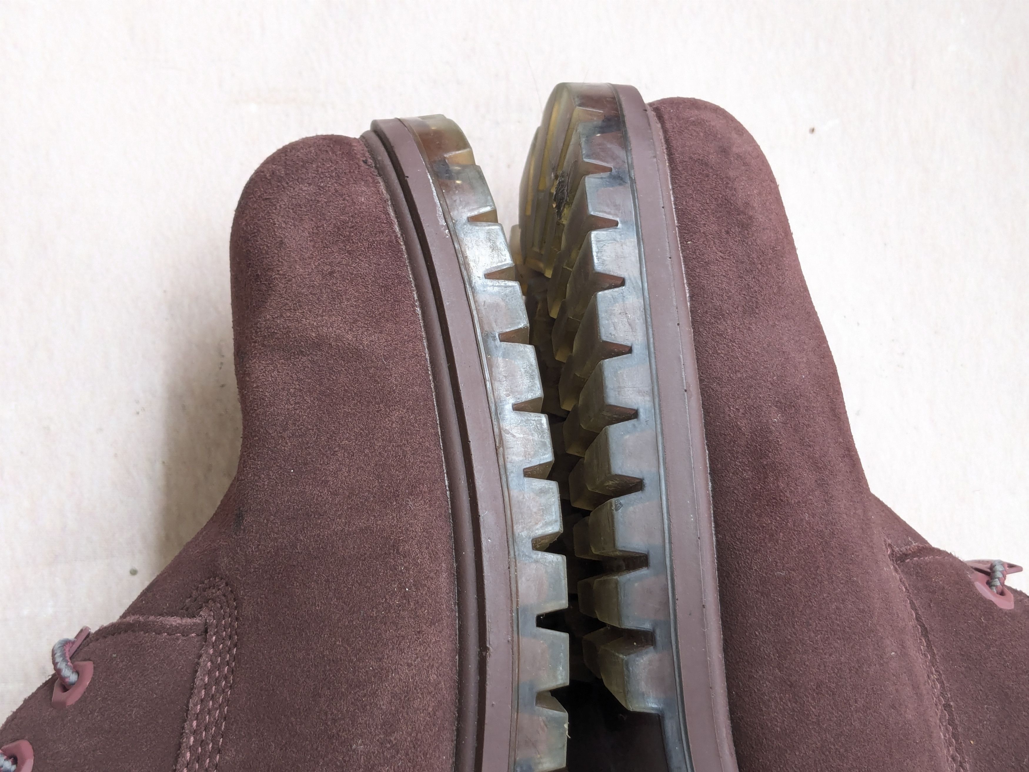 Timberland Timberland Boots Burgundy Suede Leather 10 M Suede Size US 10 / EU 43 - 9 Thumbnail
