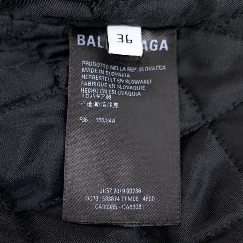 Other Balenciaga size 34 Color-block check cotton lapel long-sle Size XS / US 0-2 / IT 36-38 - 6 Thumbnail