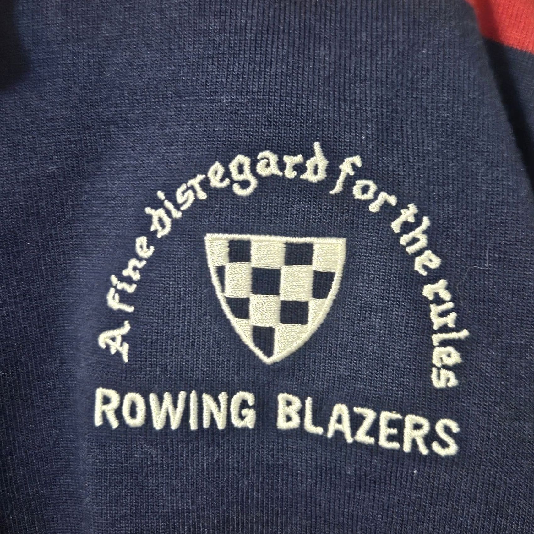 Rowing Blazers Rowing Blazers x Target Rugby Shirt Mens 2XL Colorblock Long Sleeve Polo Prep Size US XXL / EU 58 / 5 - 3 Thumbnail