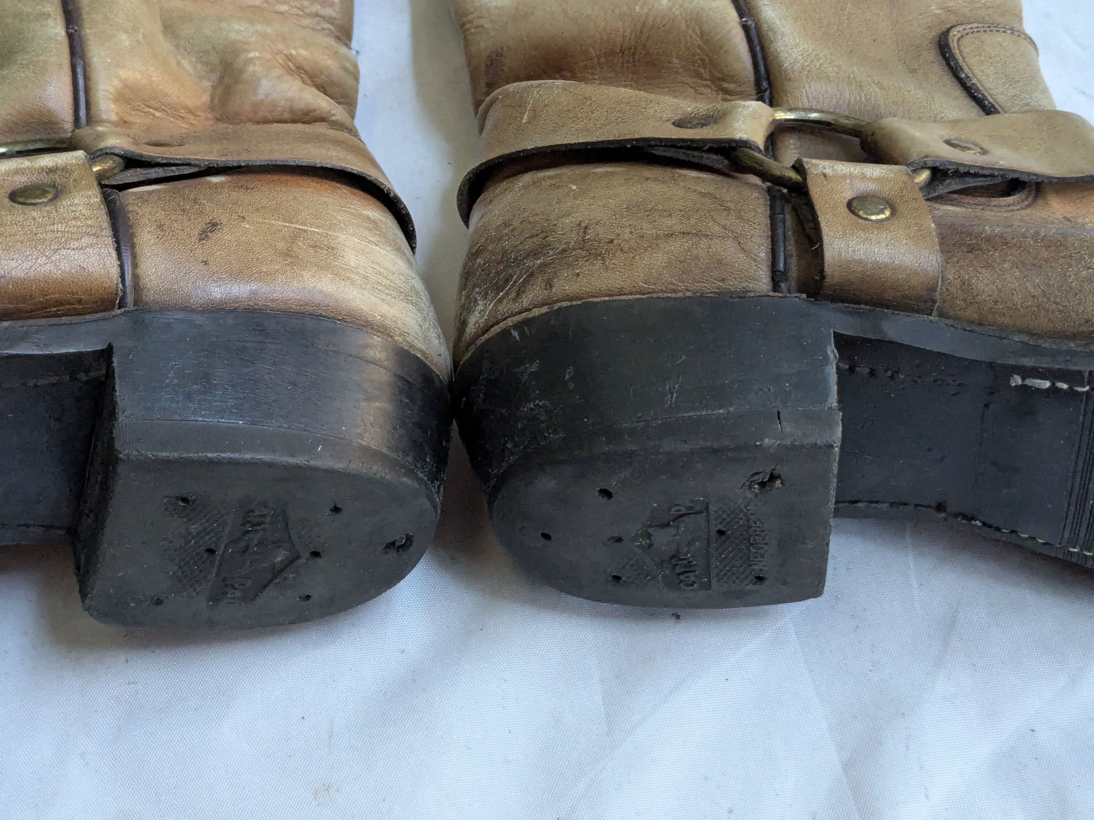 Frye Frye Harness Boots Brown Leather 8 Motorcycle Biker Size US 8 / EU 41 - 12 Thumbnail