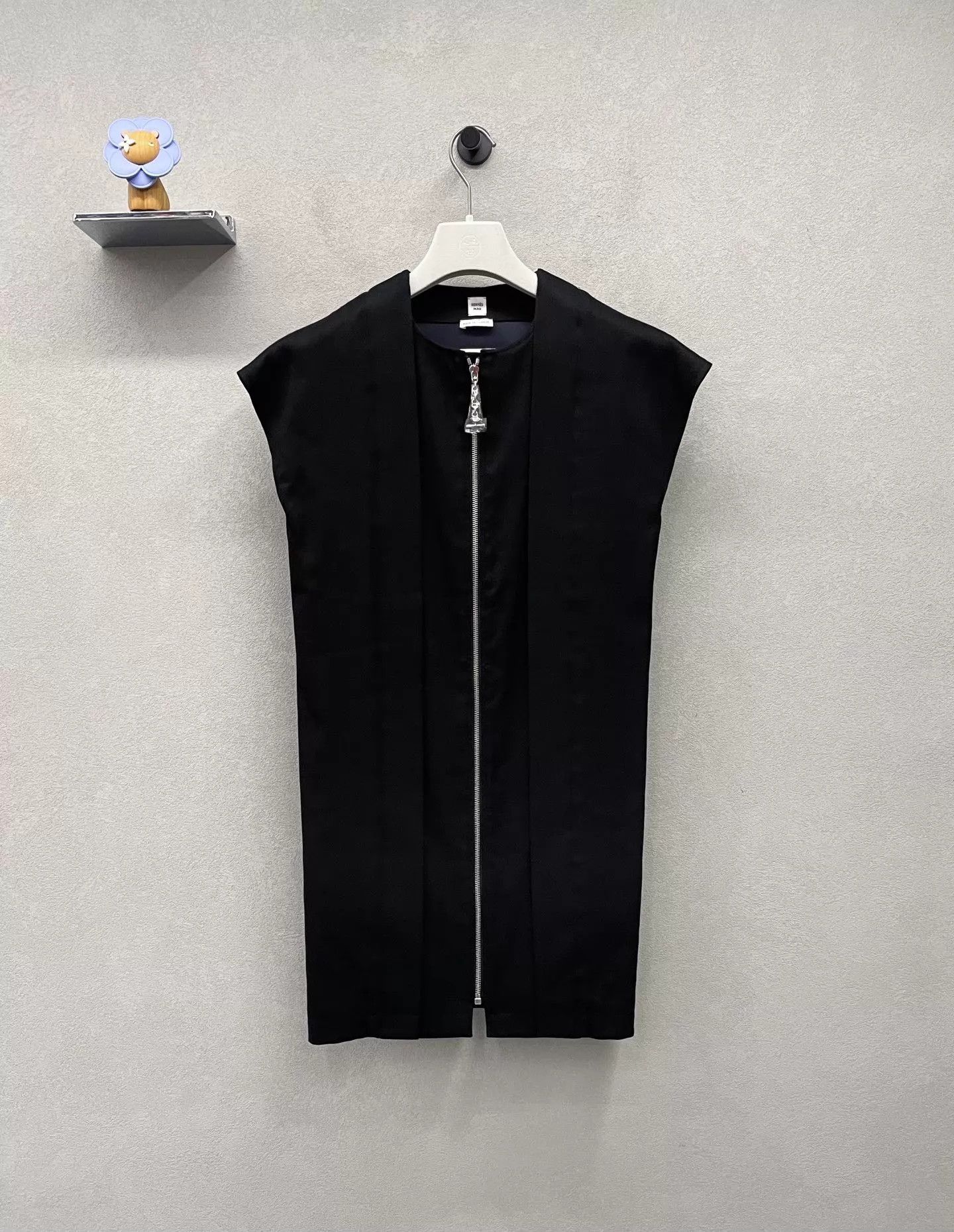 Hermes Hermes Black Tailored Edgy Zipper Dress Size XS / US 0-2 / IT 36-38 - 1 Thumbnail
