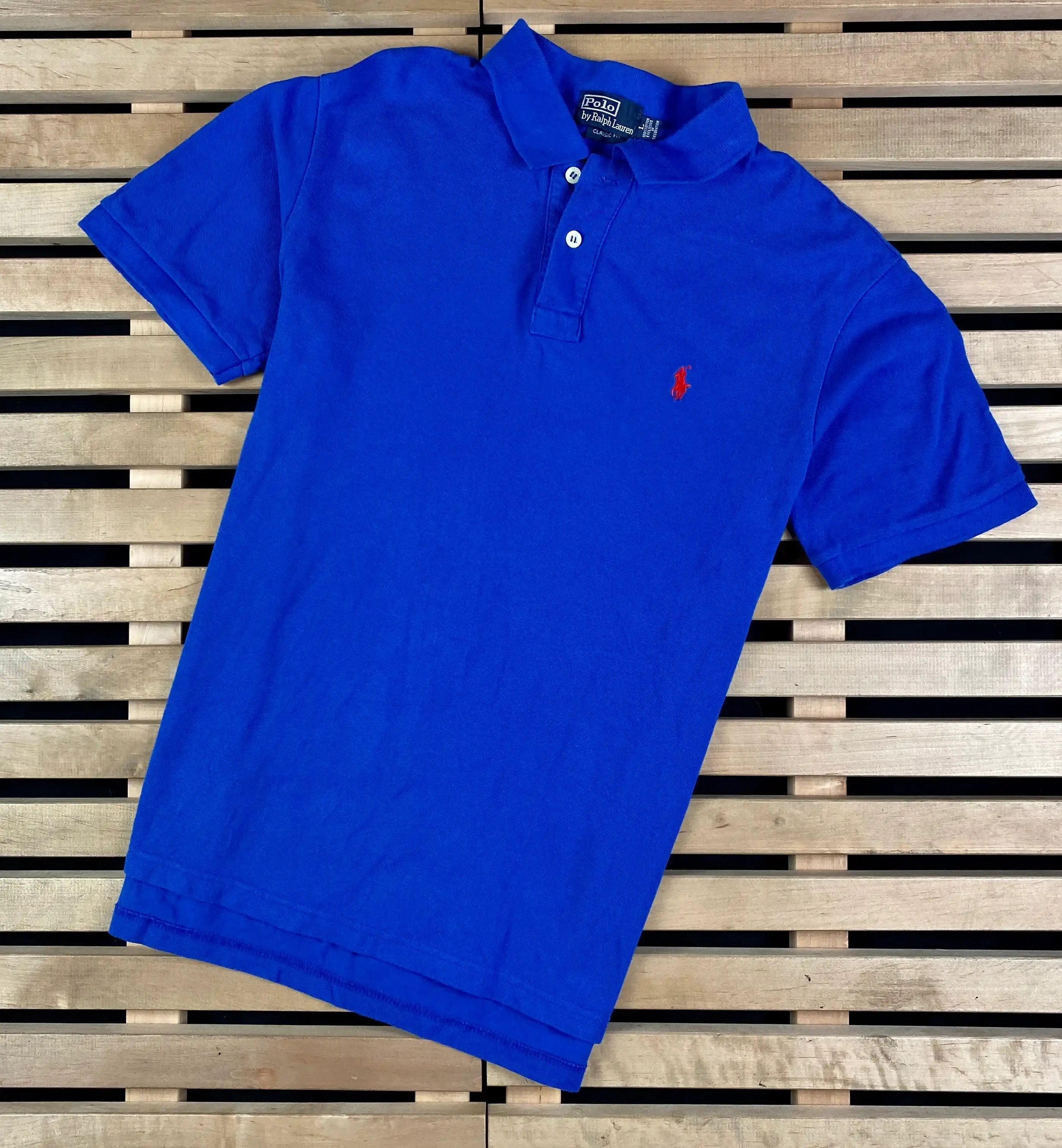 Polo Ralph Lauren × Ralph Lauren × Vintage Mens Polo T Shirt Ralph Lauren Vintage Size L Size US L / EU 52-54 / 3 - 1 Thumbnail