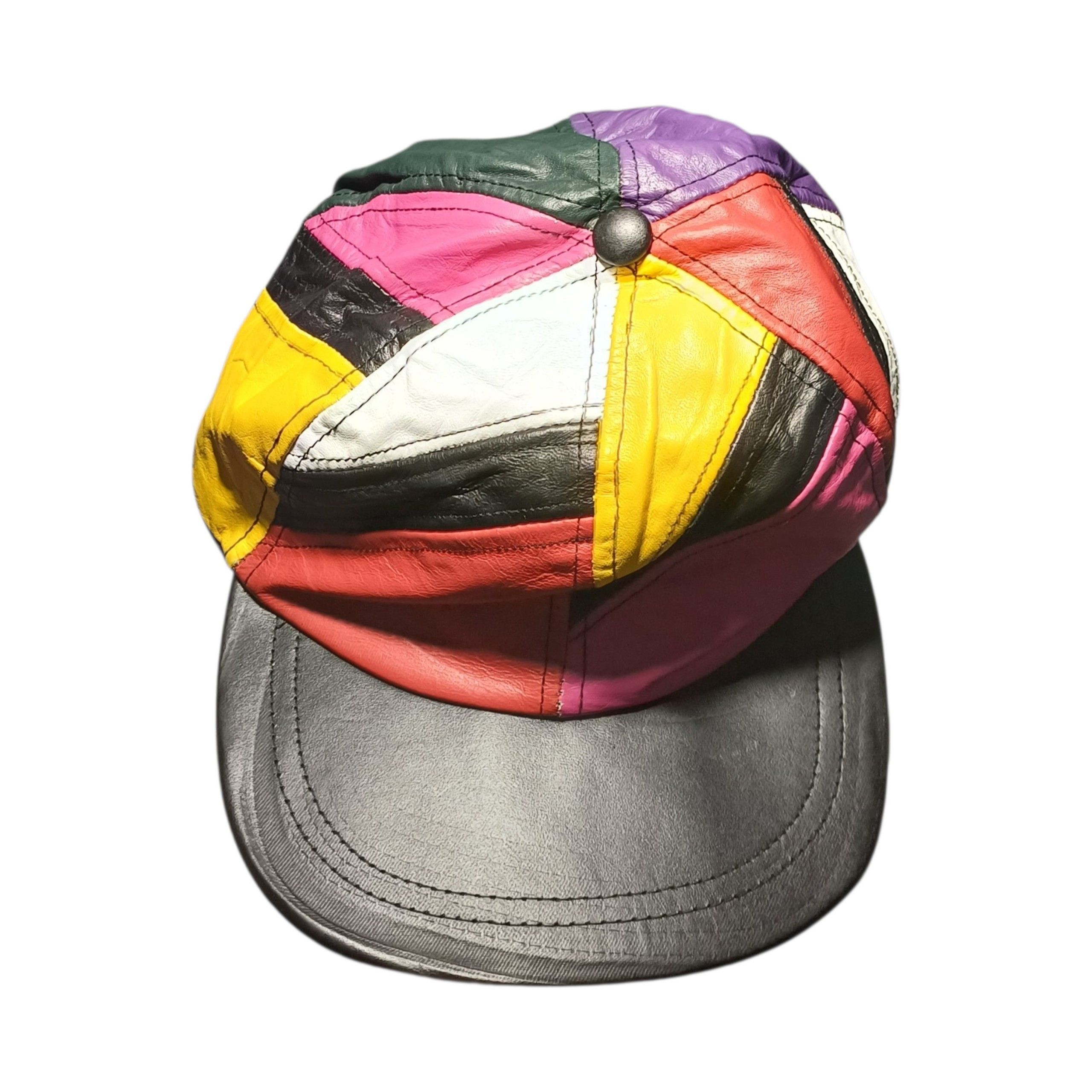 Other Genuine Leather Hat 6 Panels USA Size ONE SIZE - 2 Thumbnail