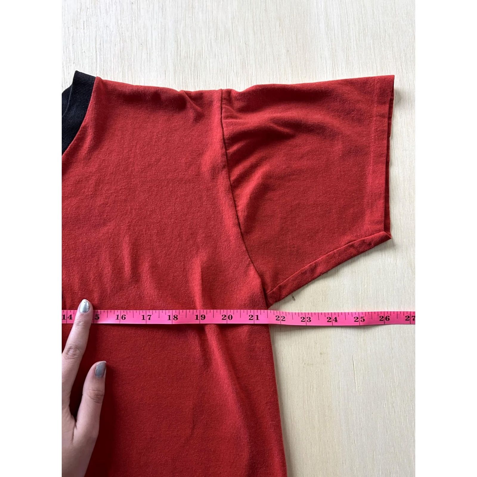 Disney Vintage 90s Disney Mickey Mouse Sleepshirt One Size Red V Neck Graphic Sleepwear Size ONE SIZE - 4 Thumbnail