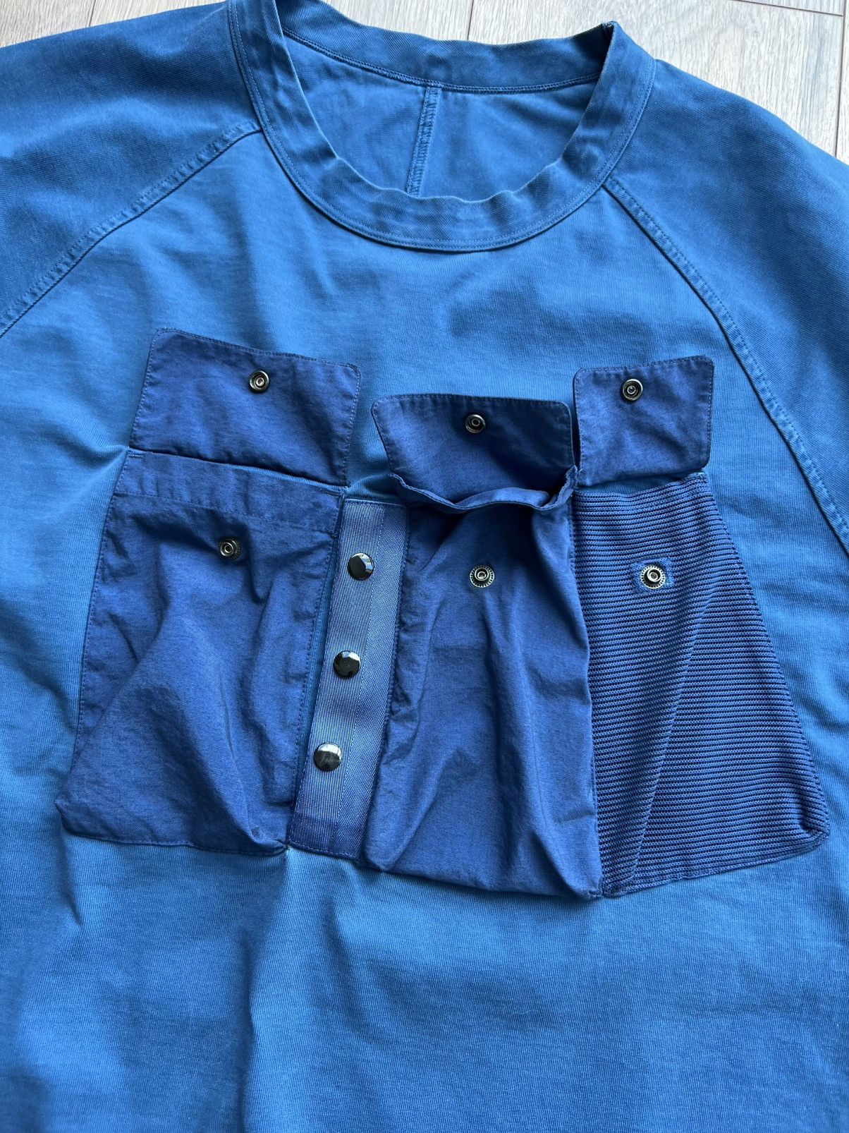 C.P. Company Sample C.P. Company Mixed Heavy Lens Sweatshirt Blue Size US L / EU 52-54 / 3 - 9 Thumbnail