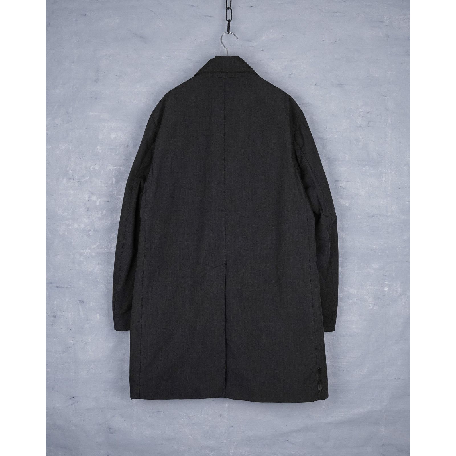 Prada Prada linea rossa gray kevlar blend logo tab coat jacket Size US XL / EU 56 / 4 - 2 Thumbnail