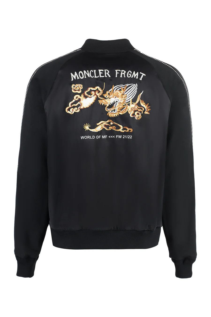 Moncler × Moncler Genius o1mle0225 Frgmt Full Zip Jacket in Black Size US L / EU 52-54 / 3 - 2 Thumbnail