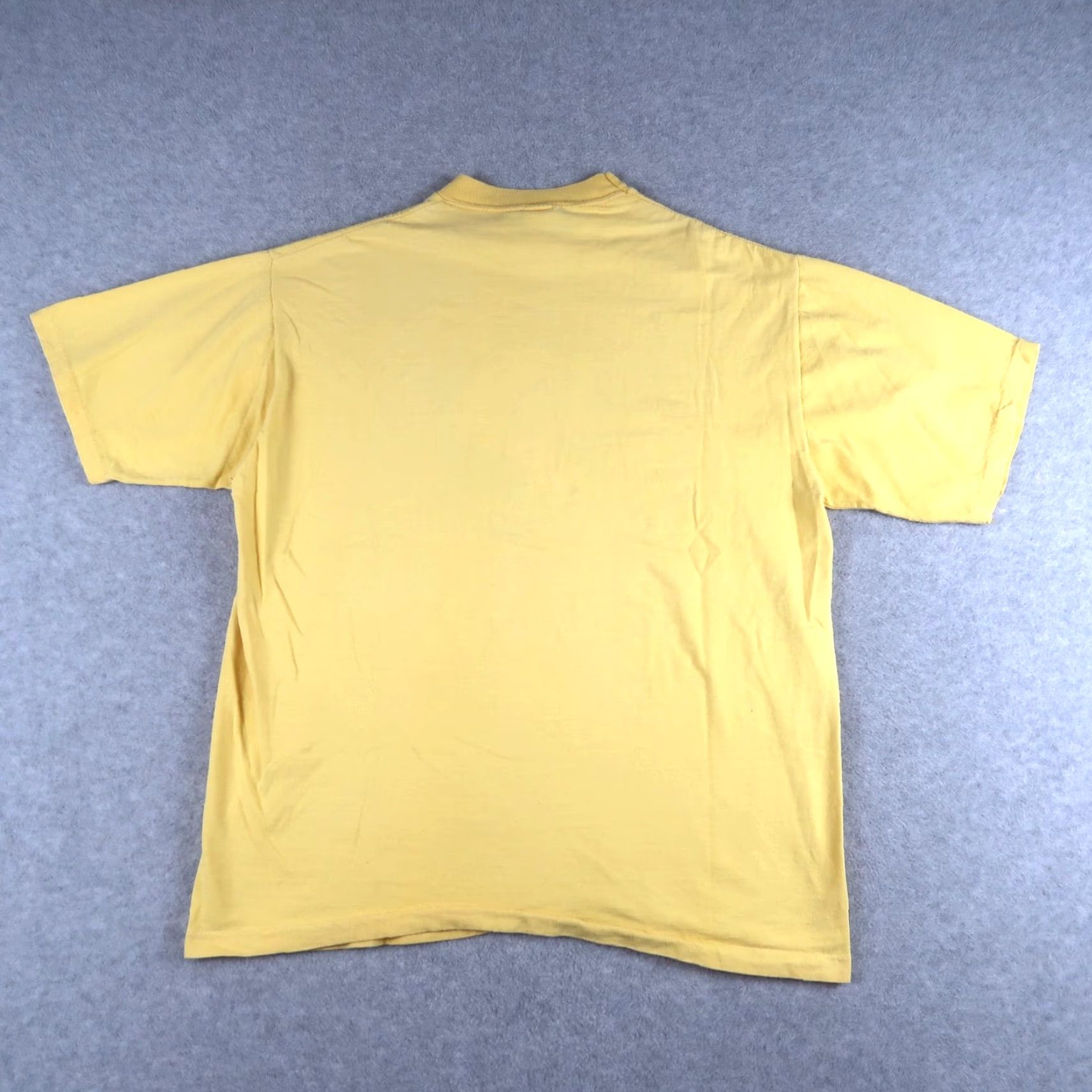 Vintage VINTAGE Crazy Shirts T-Shirt Shirt Hawaii 1970s 70s XL Yellow Mens Short Sleeve Crew Neck Graphic Print Bike Art Size US XL / EU 56 / 4 - 2 Thumbnail
