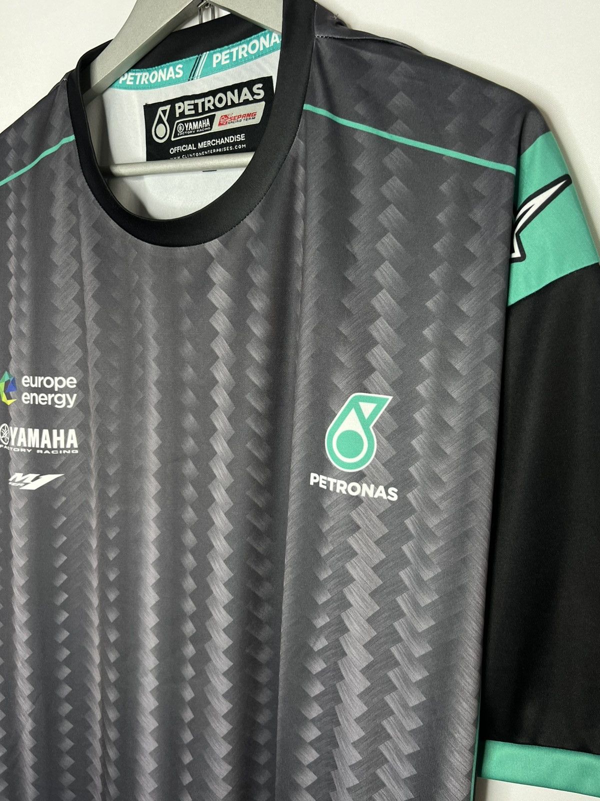 Mercedes-Benz Petronas Yamaha Big Logo Racing Tee T-Shirt F1 Team Sponsors Size US XXL / EU 58 / 5 - 5 Thumbnail
