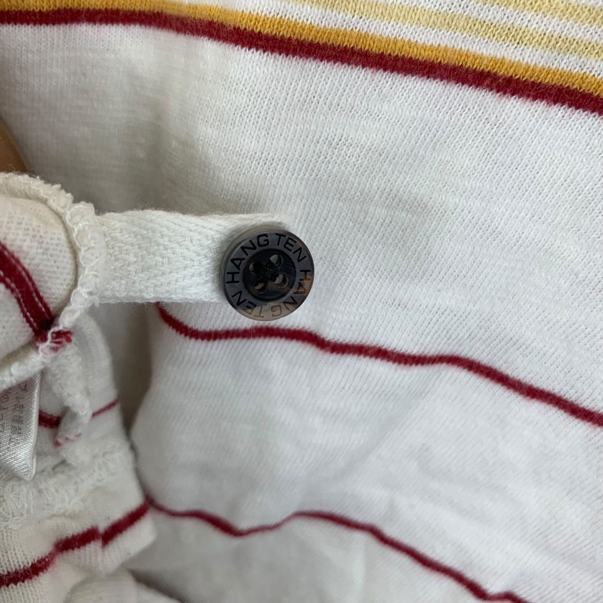 Hang Ten Vintage HANG TEN HAWAII Striped Pocket Polo Tee Shirt Top Size US L / EU 52-54 / 3 - 10 Thumbnail