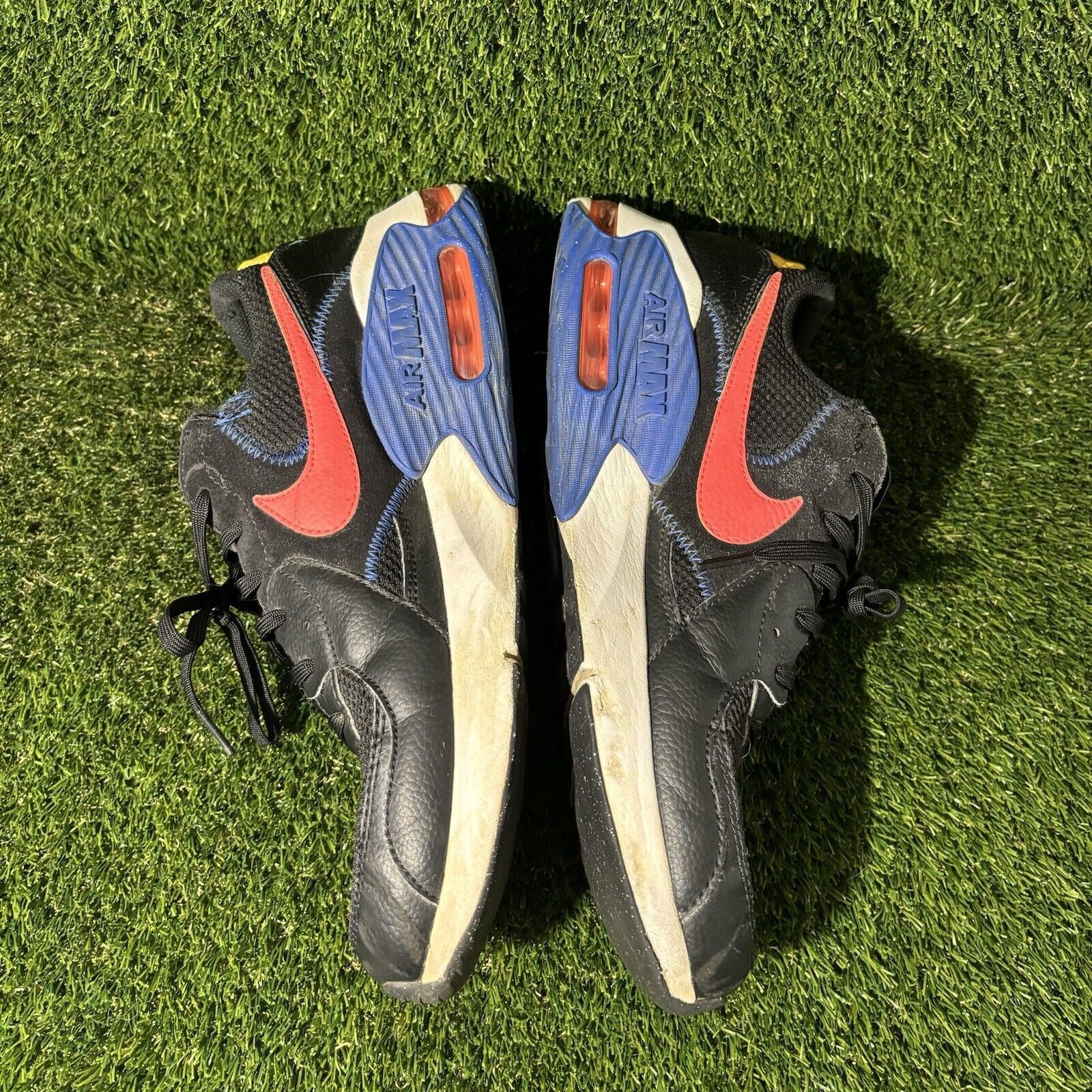 Nike Size 10.5 - Nike Air Max Excee Black Royal Crimson Size US 10.5 / EU 43-44 - 3 Thumbnail