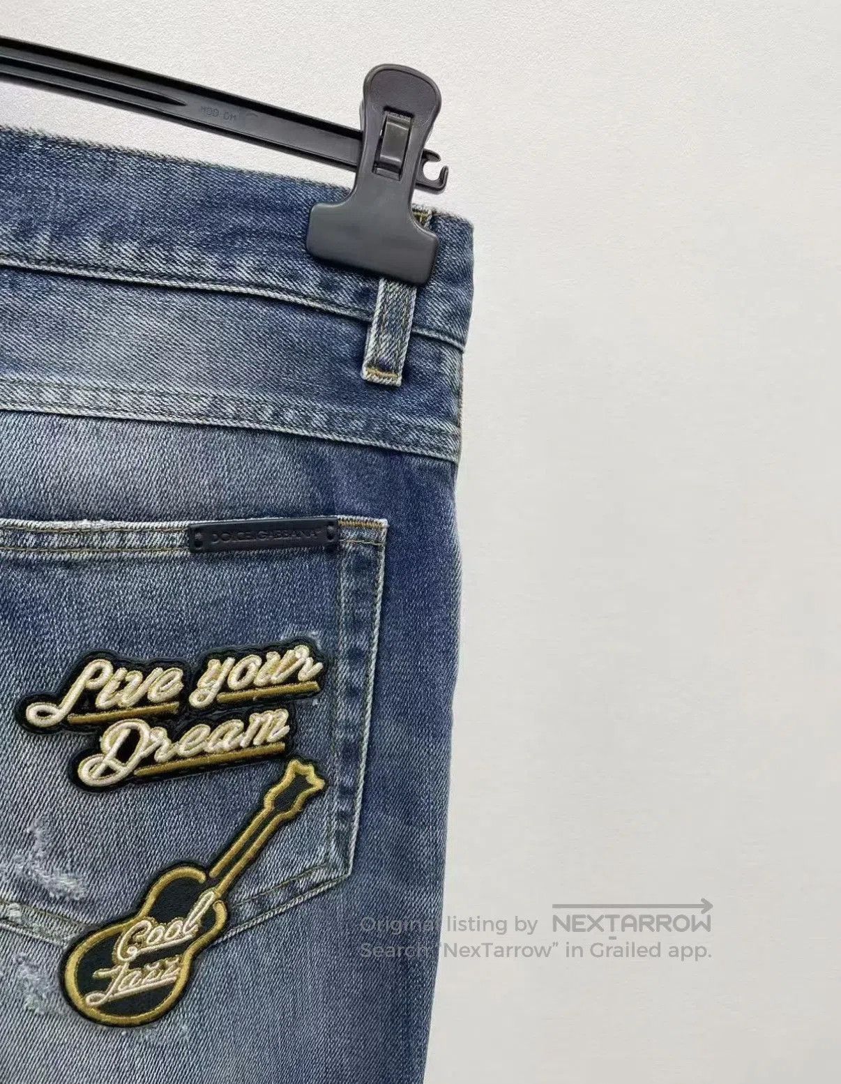 Dolce & Gabbana Blue Distressed Denim Jeans Size 32. Size US 32 / EU 48 - 7 Thumbnail