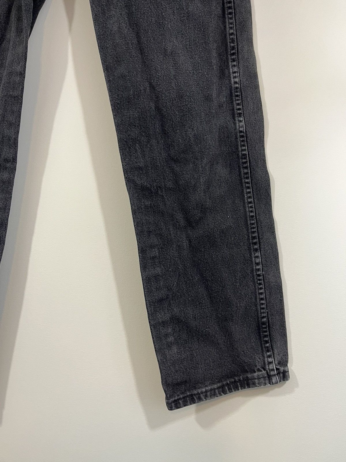 Vintage Sun Faded Distressed Black Jeans Size US 33 - 6 Thumbnail
