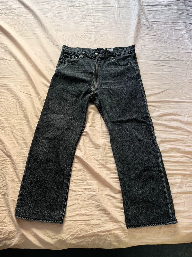 Vetements Vetements SizeM Levis Reversible Zipper Washed Grey-Black J Size US 30 / EU 46 - 1 Thumbnail