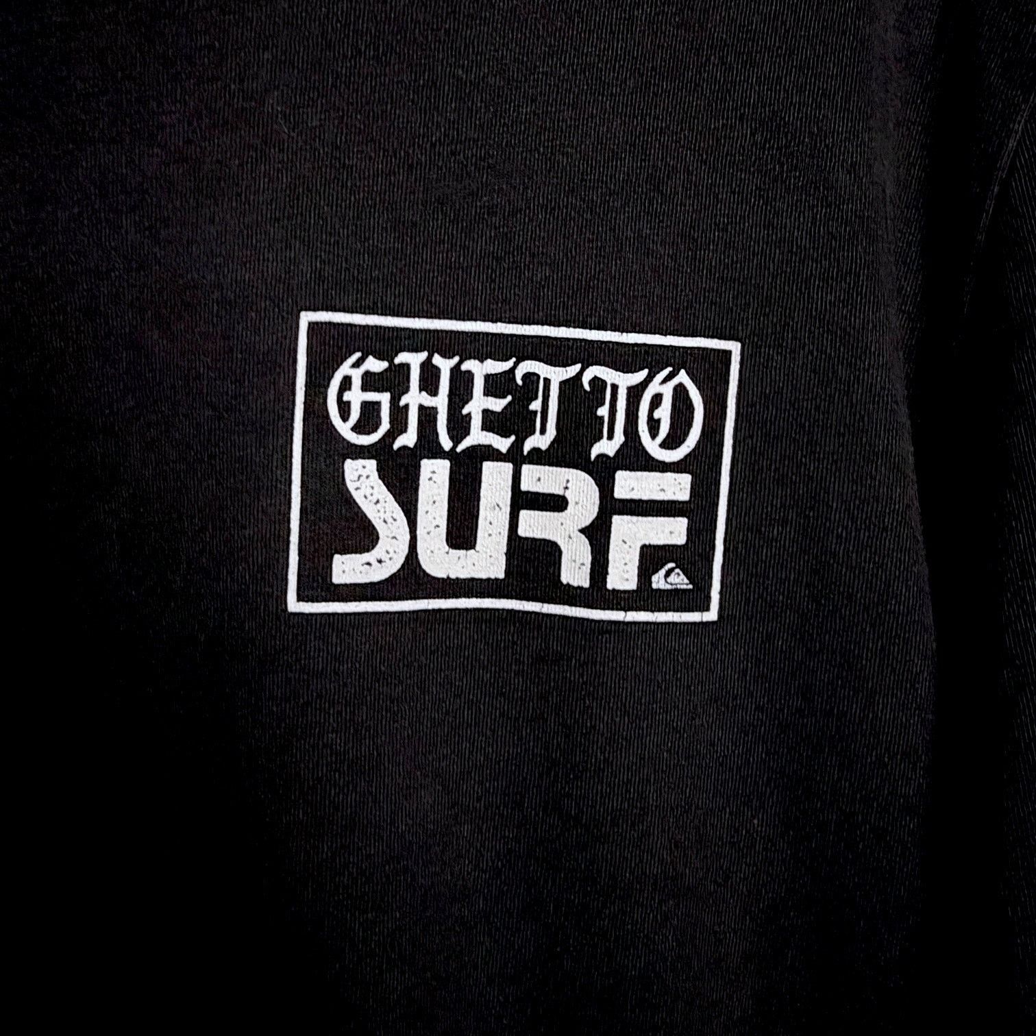 Quiksilver Quiksilver Ghetto Surf Black L/S Street Crew Fit Skater T M Size US M / EU 48-50 / 2 - 4 Thumbnail