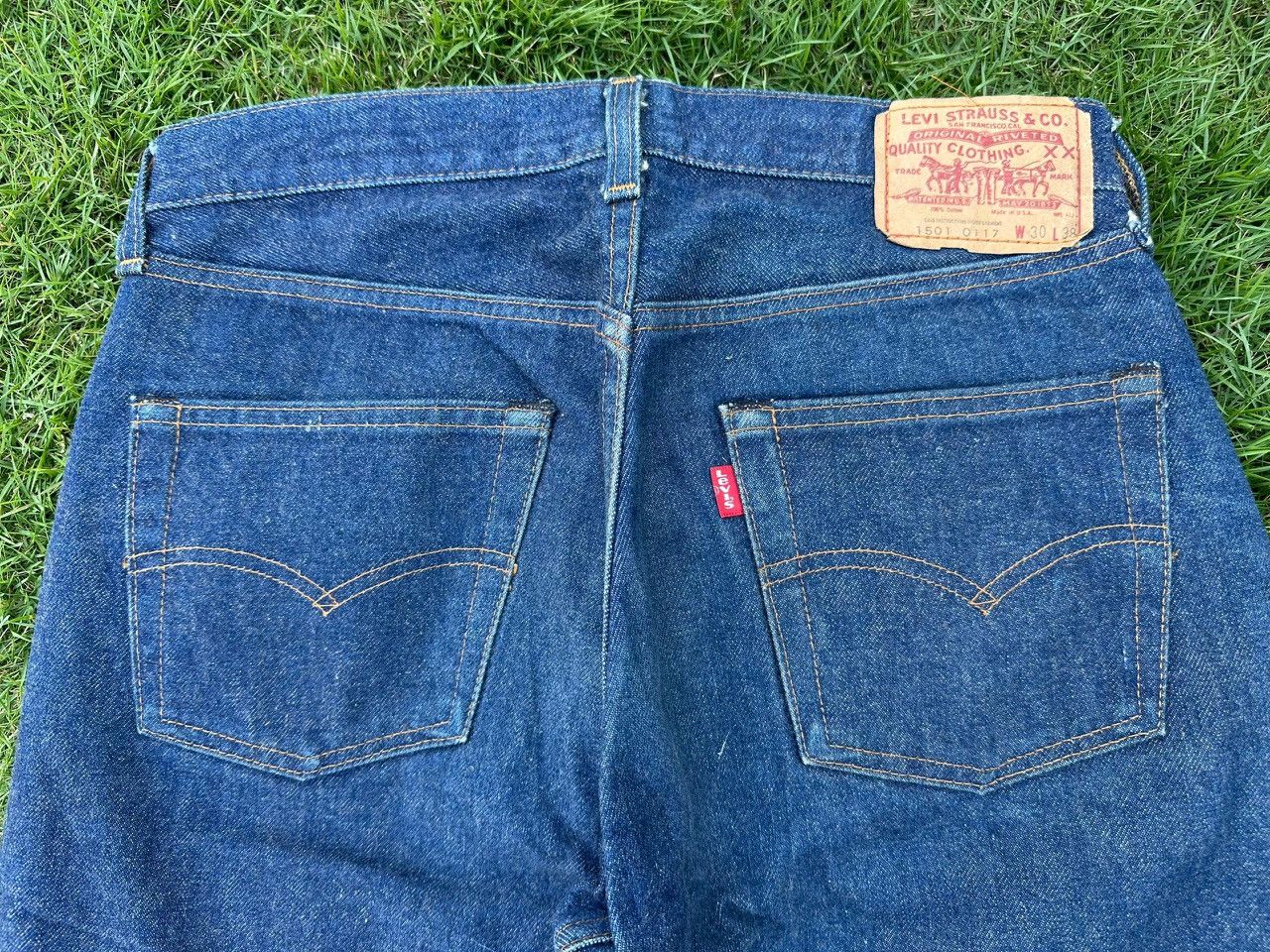 Levi's Vintage 80’s Levi’s 501 Rindem Jeans W30L38 Made in Usa Size US 30 / EU 46 - 8 Thumbnail