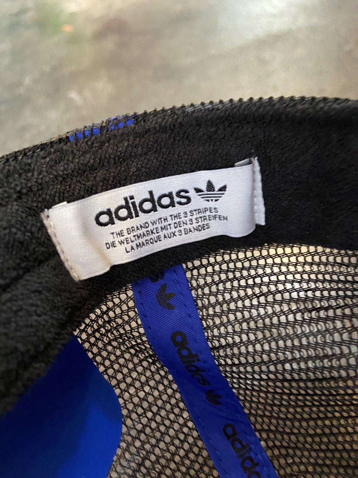 Adidas Adidas Originals Blue Version Archive Cap Black Power Blue Size ONE SIZE - 5 Thumbnail