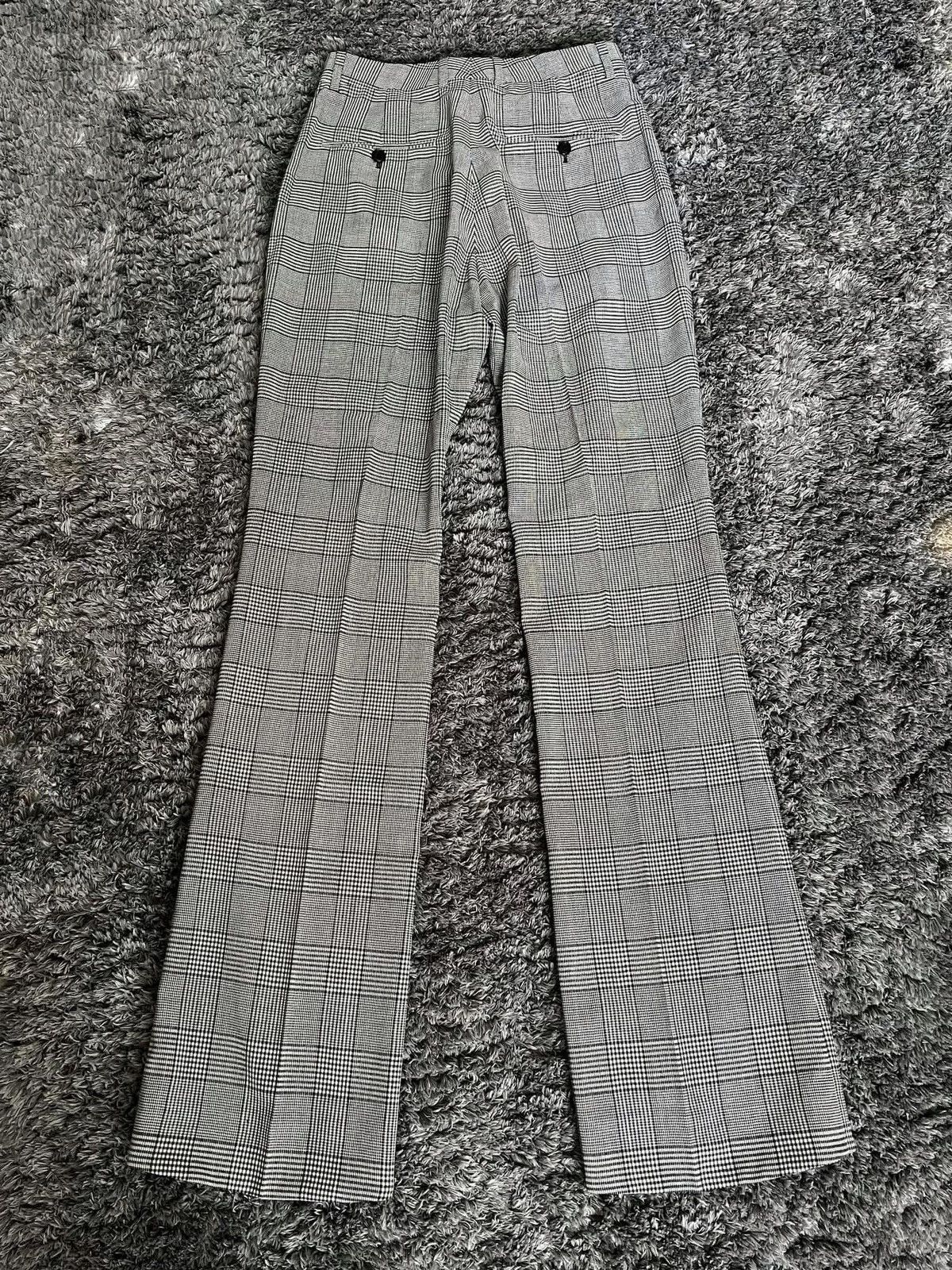 Celine × Hedi Slimane SS23 Checked Wool English Flared Pants sz44/50/52 Size 44S - 5 Thumbnail