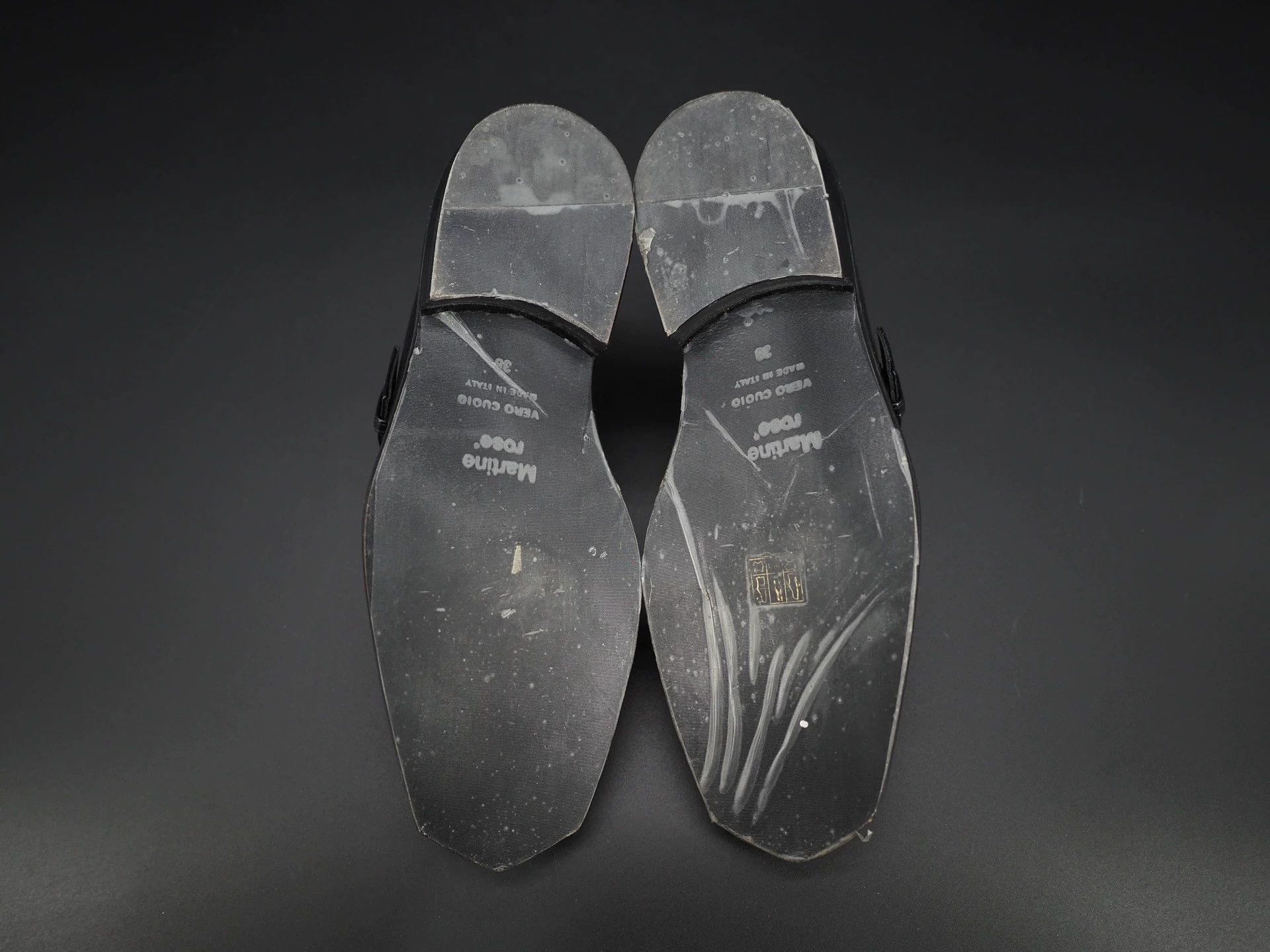 Martine Rose Martine Rose Black Square-Toe Leather Mules Size US 7 / EU 40 - 6 Thumbnail