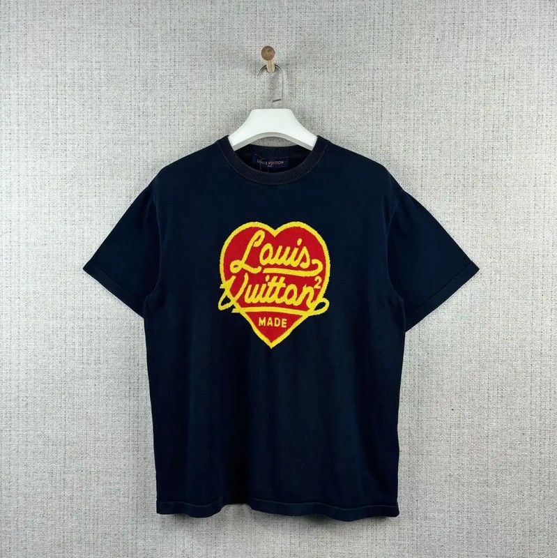Louis Vuitton Louis Vuitton Summer Deep Blue Cotton T-Shirt 0089 Size US M / EU 48-50 / 2 - 1 Thumbnail
