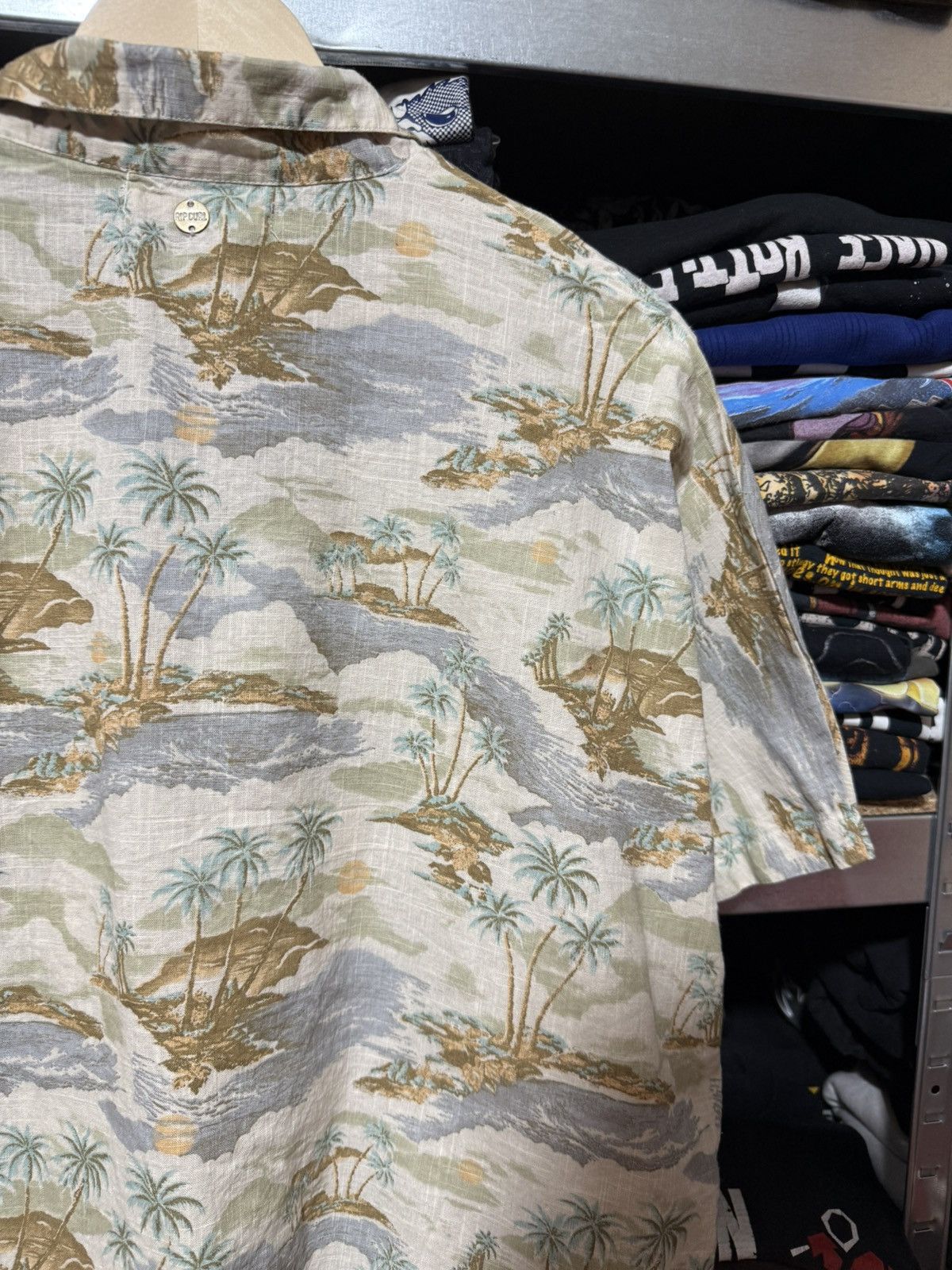 Rip Curl Rare Vintage Rip Curl Beach Palm Trees Hawaiian Button Shirt Size US XL / EU 56 / 4 - 7 Thumbnail