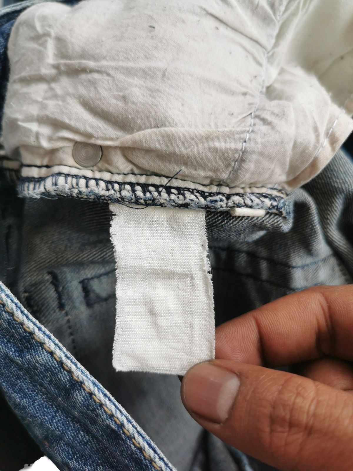 Japanese Brand Playchess Patchwork Flared Jeans Like If Six Was Nine Size US 32 / EU 48 - 8 Thumbnail