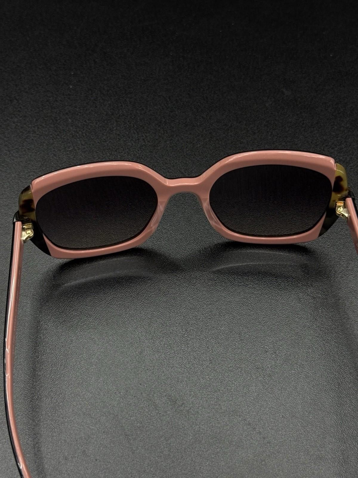 Prada Prada Black/Pink Acetate Angular Sunglasses SPR16U Italy Size ONE SIZE - 6 Thumbnail