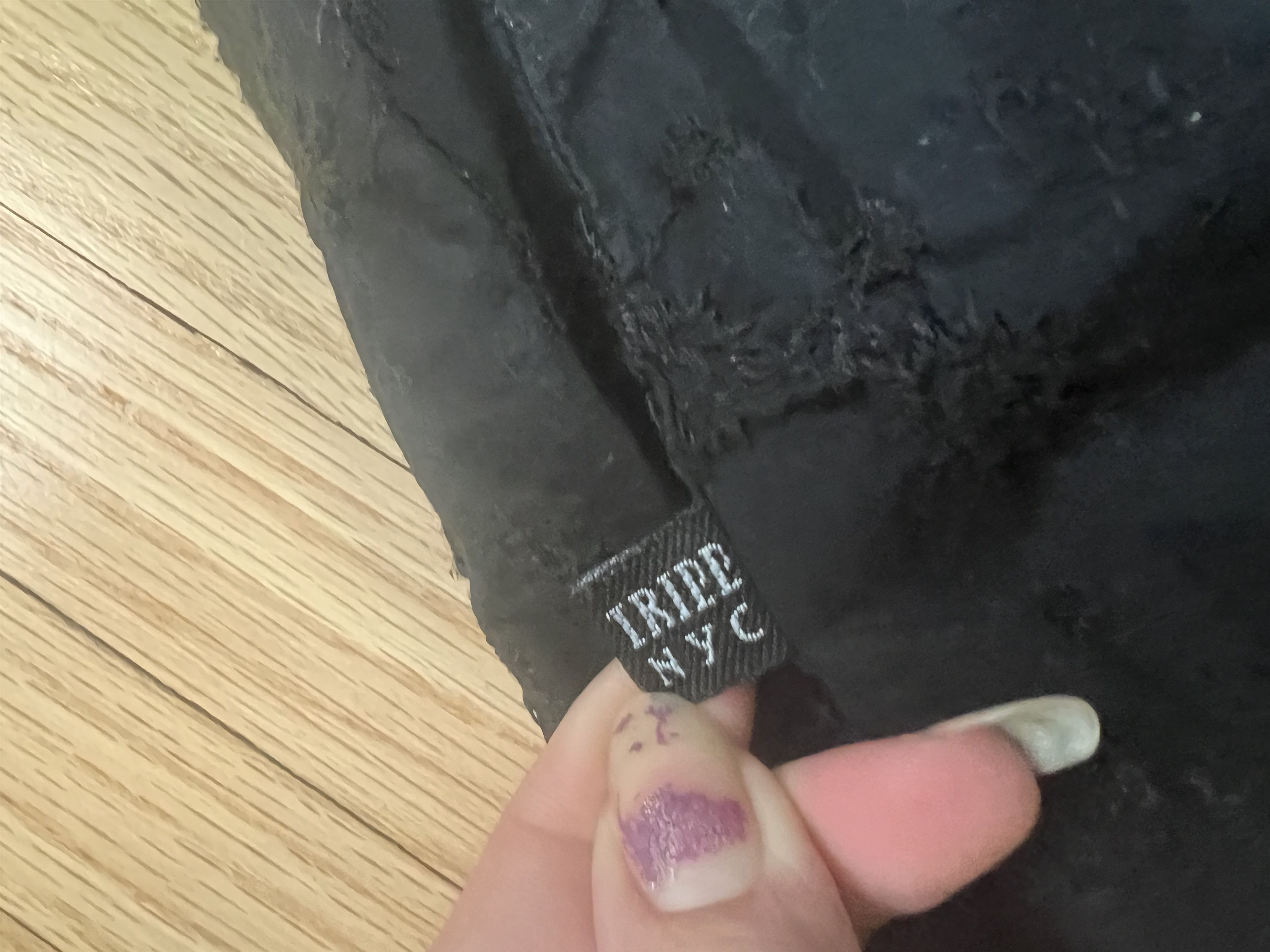 Tripp NYC Vintage Skull Embroidered Skirt Size 40" / US 18 - 4 Thumbnail