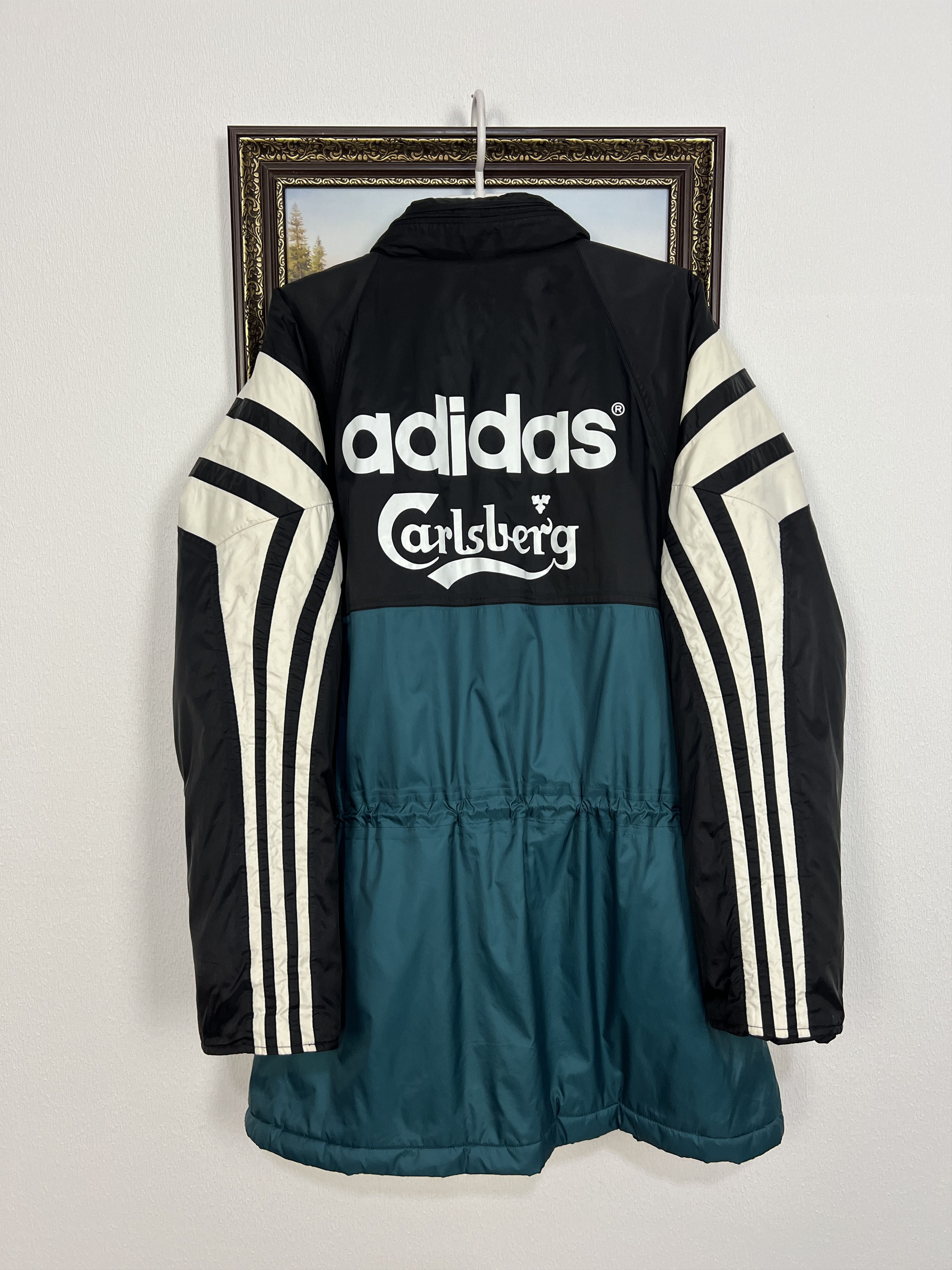 Adidas Vintage Liverpool Football Padded Jacket Soccer Track Top Size US L / EU 52-54 / 3 - 8 Thumbnail