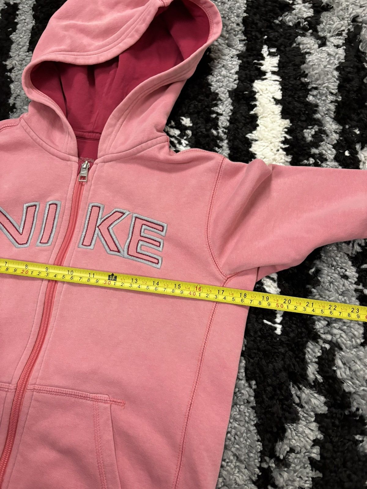 Nike Y2K vintage spellout nike zip up hoodie Size XS / US 0-2 / IT 36-38 - 9 Thumbnail