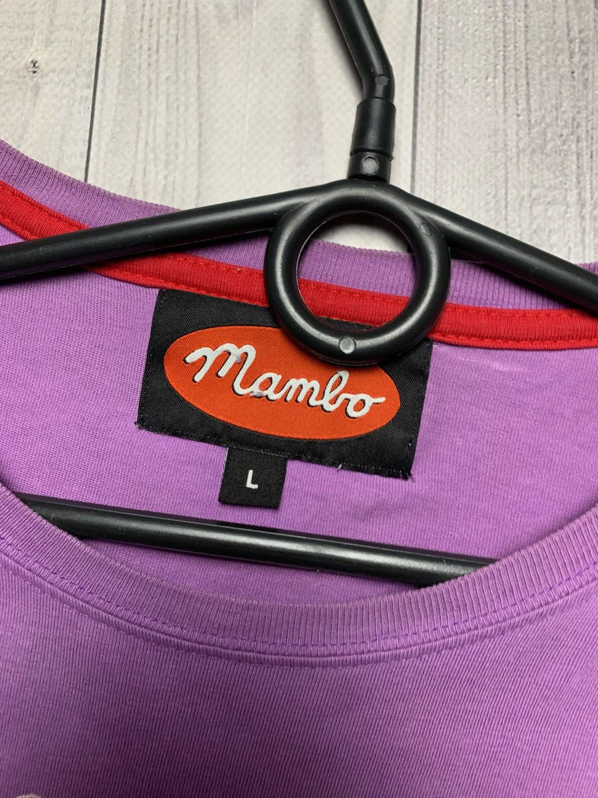 Mambo × Vintage Vintage Mambo tee big logo size L purple rare Size US L / EU 52-54 / 3 - 2 Thumbnail