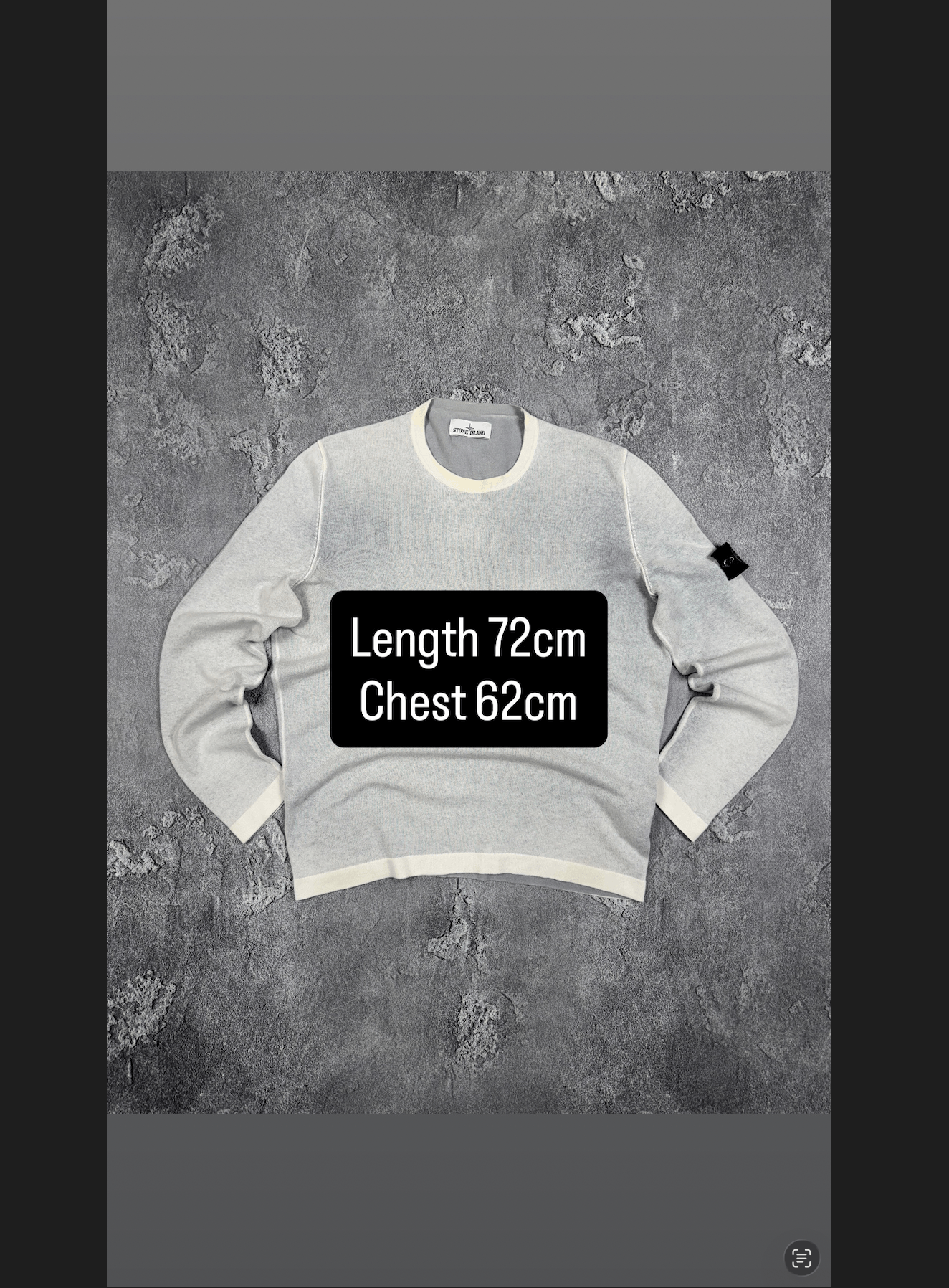 Stone Island Stone Island Handsprayed Faded Knit Sweater Size XL Y2K Size US XL / EU 56 / 4 - 2 Thumbnail