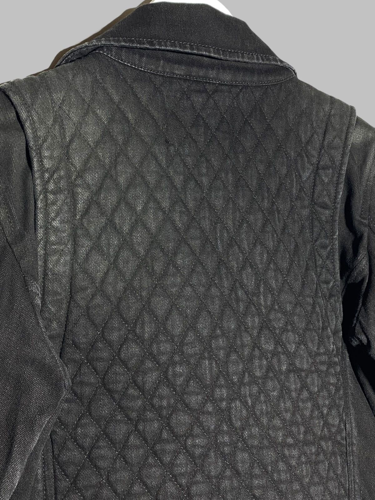 Diesel Vintage Diesel Y2k Quilted Distressed Style Biker Jacket Size S / US 4 / IT 40 - 18 Thumbnail