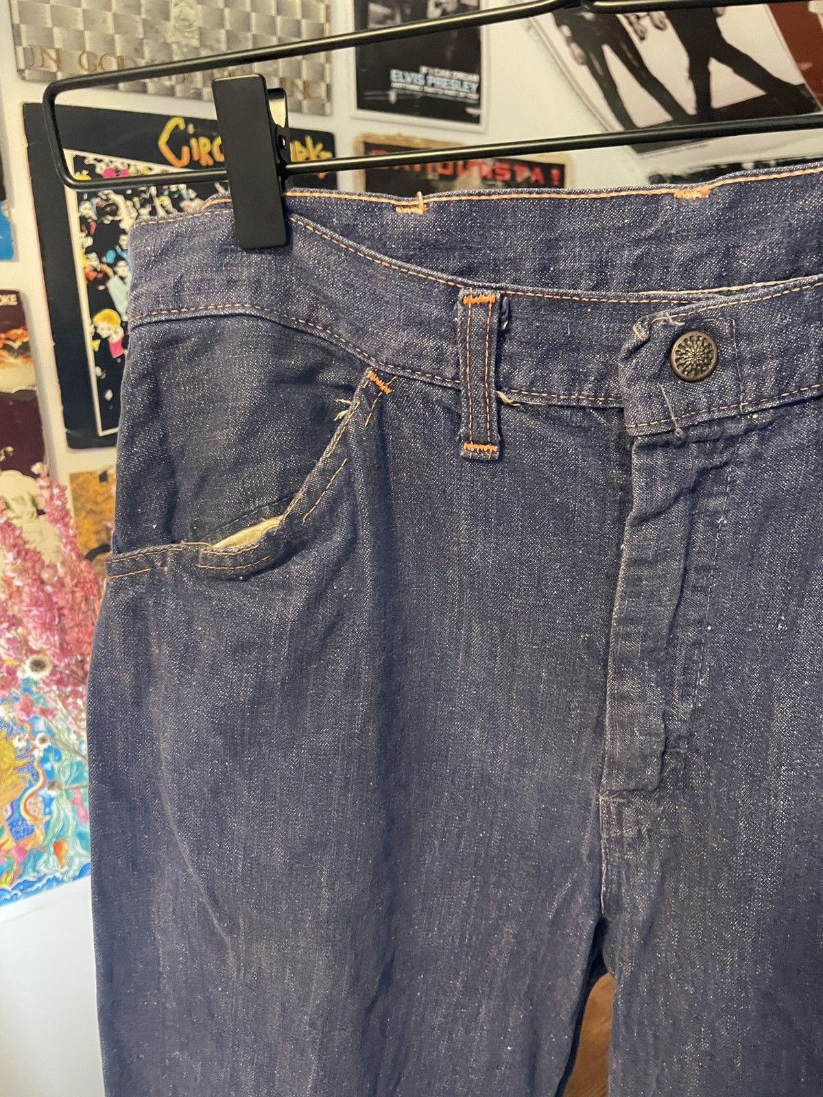 Other Vintage jeans with orange stitching Size US 30 / EU 46 - 2 Thumbnail