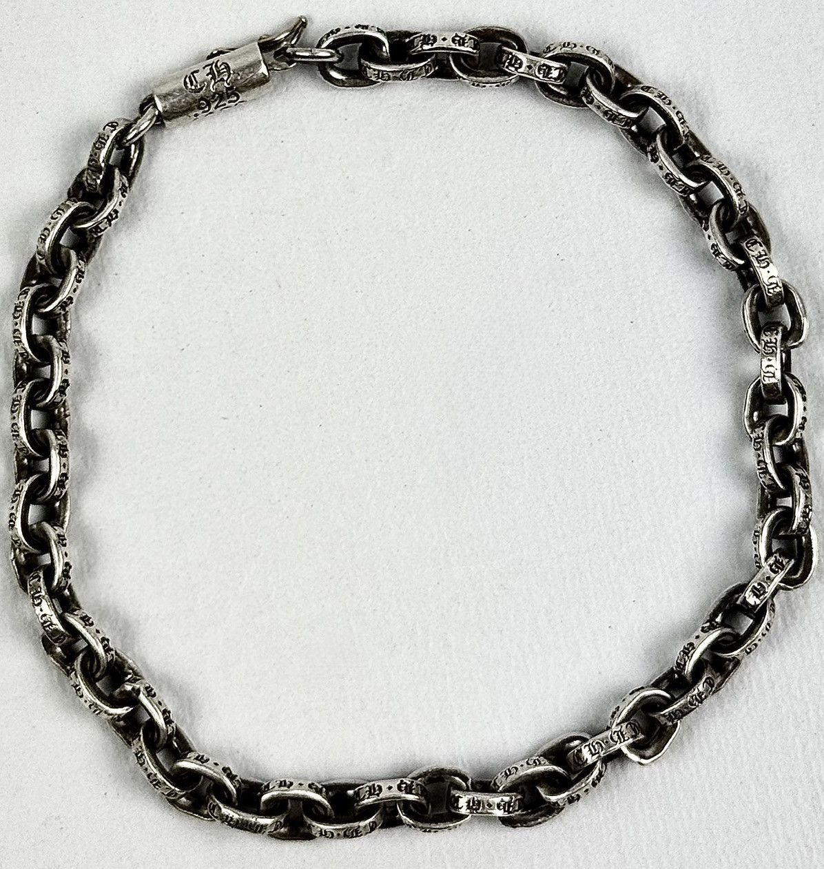 Chrome Hearts Chrome Hearts - Paper Chain - Silver Bracelet 8" Size ONE SIZE - 3 Thumbnail