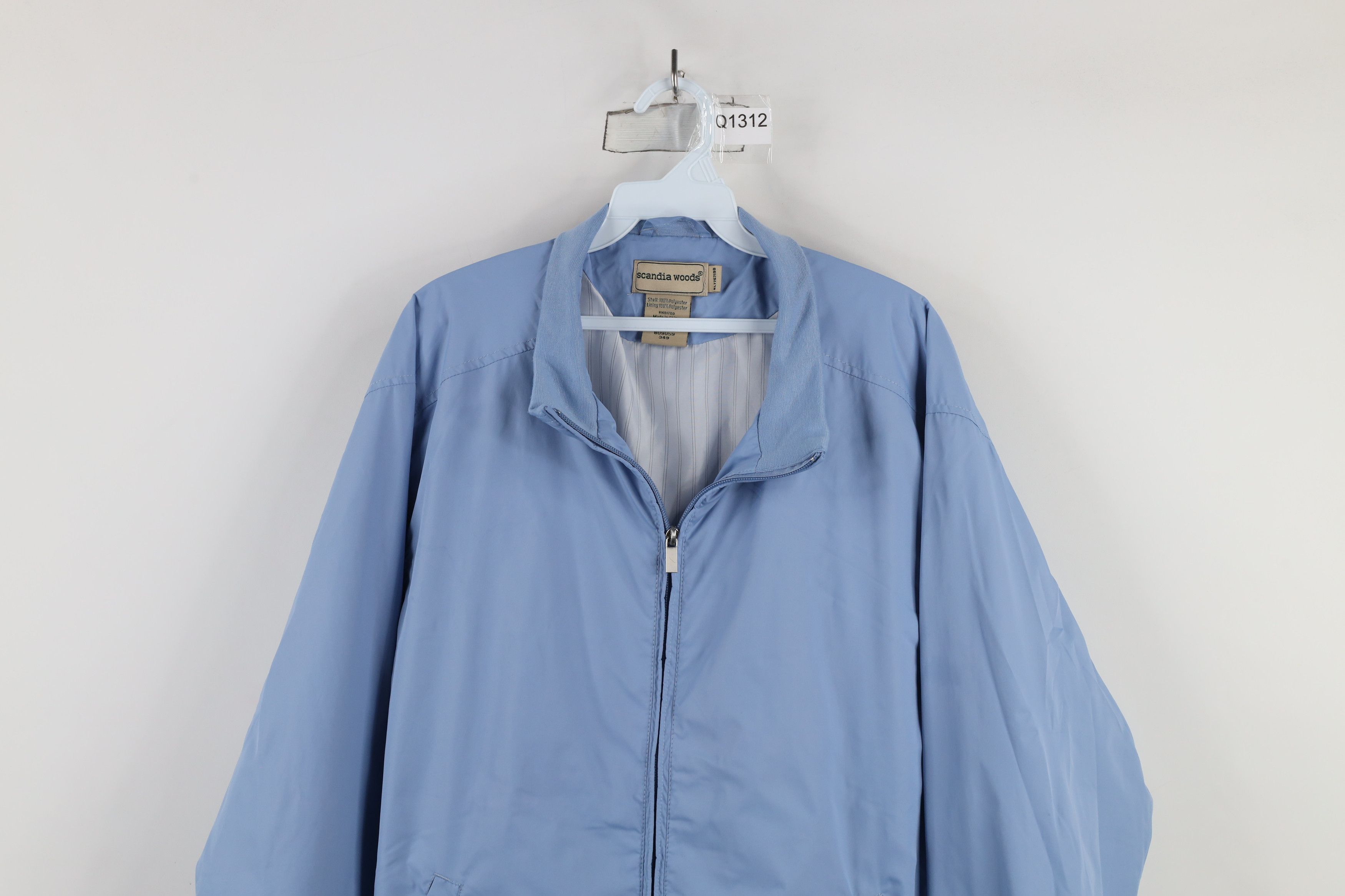 Vintage Vintage 90s Y2K Streetwear Windbreaker Bomber Jacket Blue Size US L / EU 52-54 / 3 - 2 Thumbnail