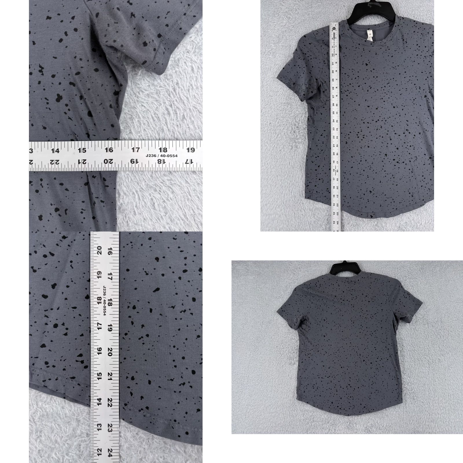 Lululemon Lululemon Women's T-Shirt Casual Short Sleeve Cotton Blend Gray Love 2 Slim Fit All Seasons Size XS / US 0-2 / IT 36-38 - 8 Thumbnail