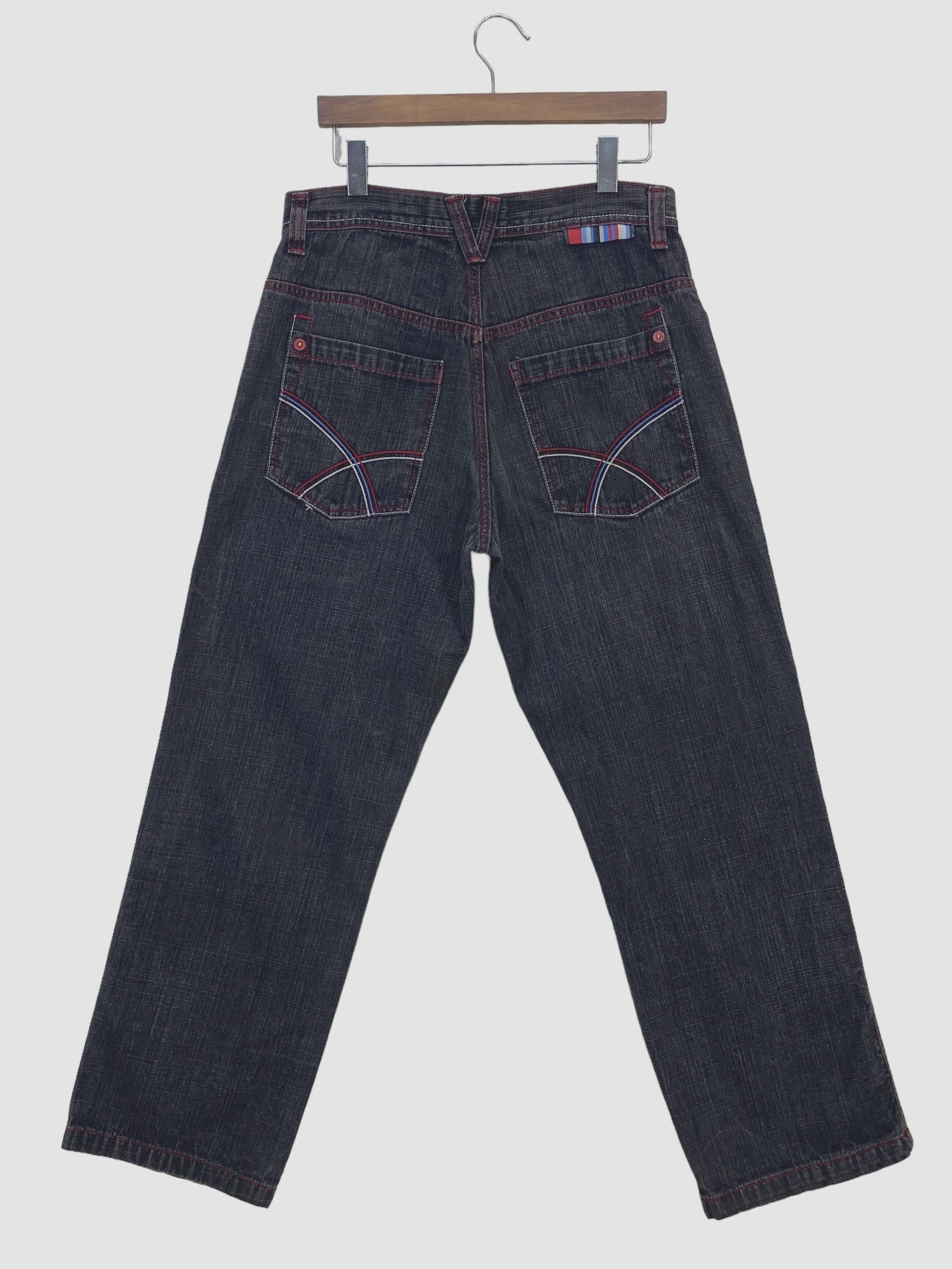 Japanese Brand × Vintage 5ive Jungle & Co Baggy Jeans Hip Hop Skateboard Jeans Size US 32 / EU 48 - 1 Thumbnail