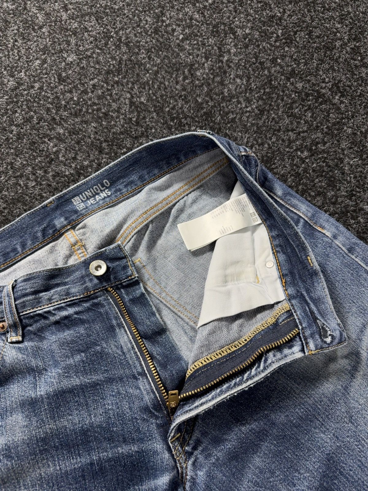 Uniqlo Vintage 00s Uniqlo Selvedge Straight Denim Jeans Japanese Size US 34 / EU 50 - 10 Thumbnail