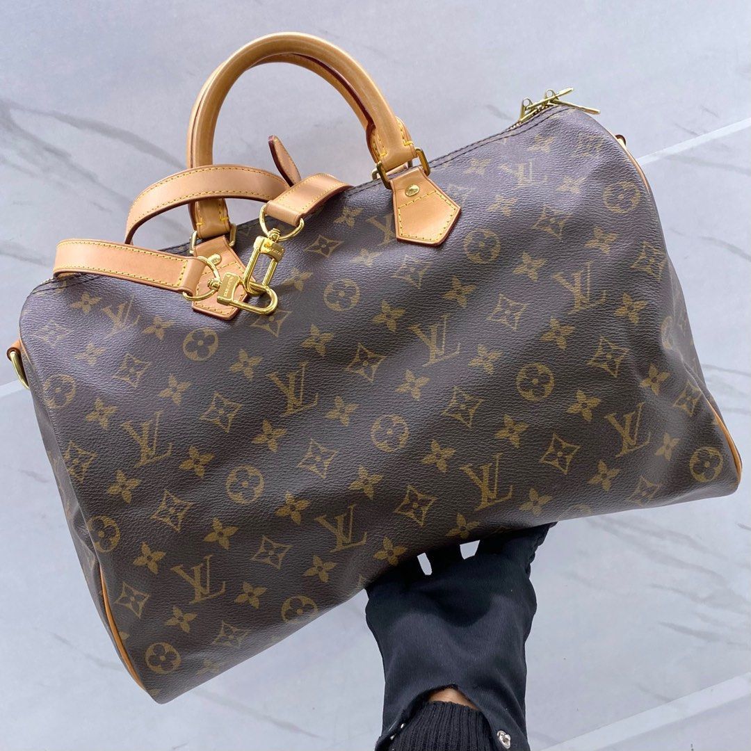 Louis Vuitton Louis Vuitton Monogram Speedy 30 Bandouliere Size ONE SIZE - 3 Thumbnail