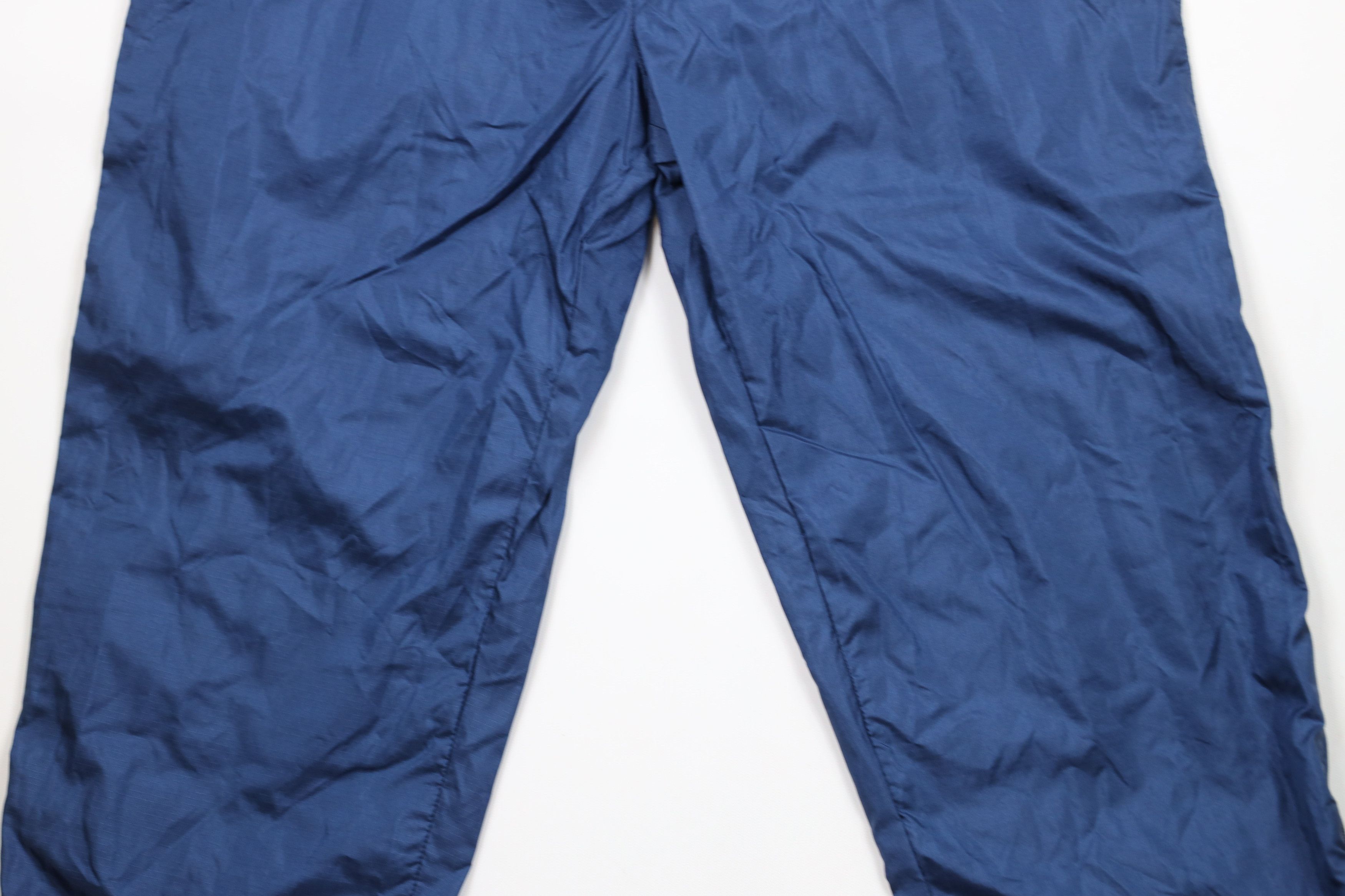 Eddie Bauer × Vintage Vintage 90s Eddie Bauer Windbreaker Rain Pants Navy Blue Size US 32 / EU 48 - 3 Thumbnail