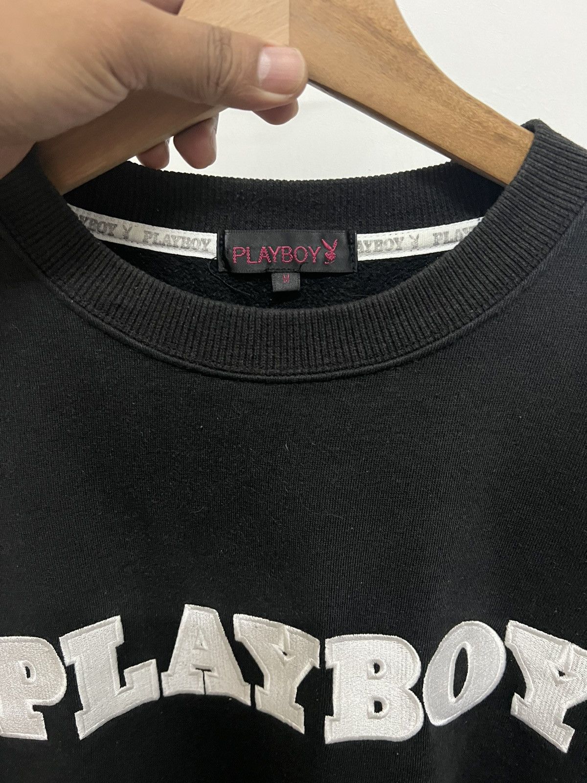 Playboy × Vintage VINTAGE PLAYBOY EMBROIDERY SPELL OUT CREWNECK Size US M / EU 48-50 / 2 - 8 Thumbnail