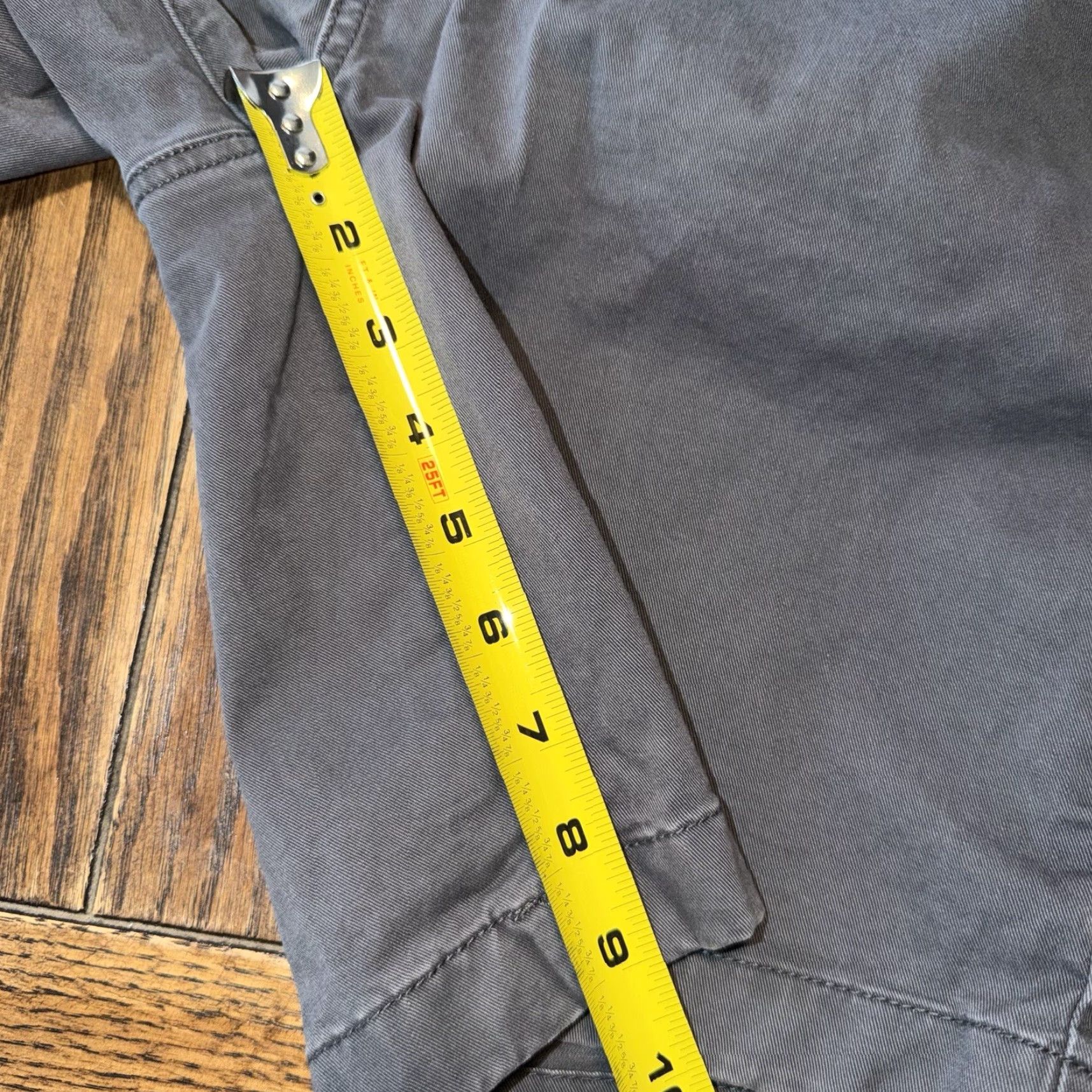 Flint And Tinder Flint and Tinder Shorts 32 Gray 365 Chino Flex Stretch Twill Outdoor Hike Casual Shirt Size US 32 / EU 48 - 7 Thumbnail